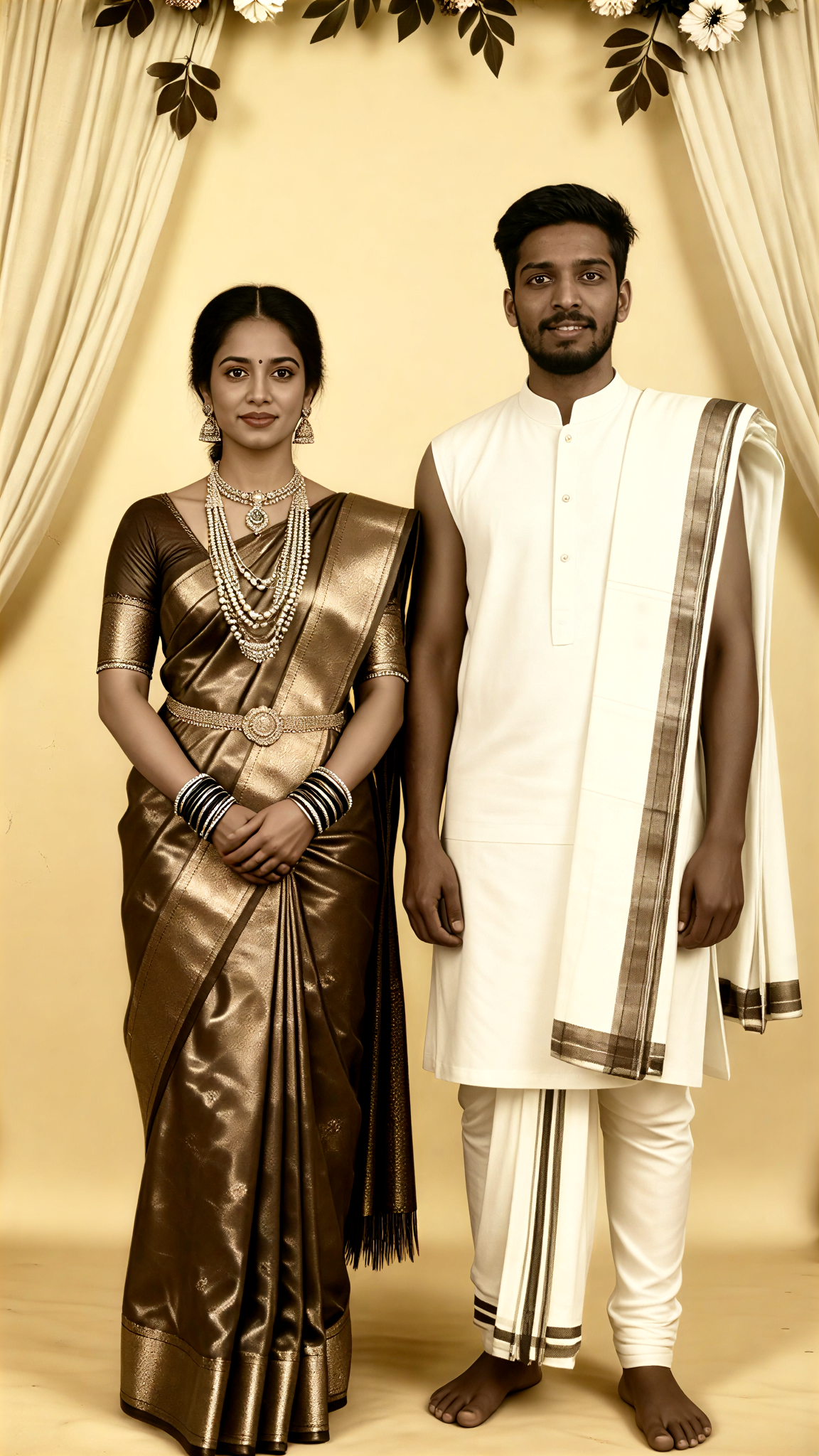 South Indian Wedding Portrait 02 image