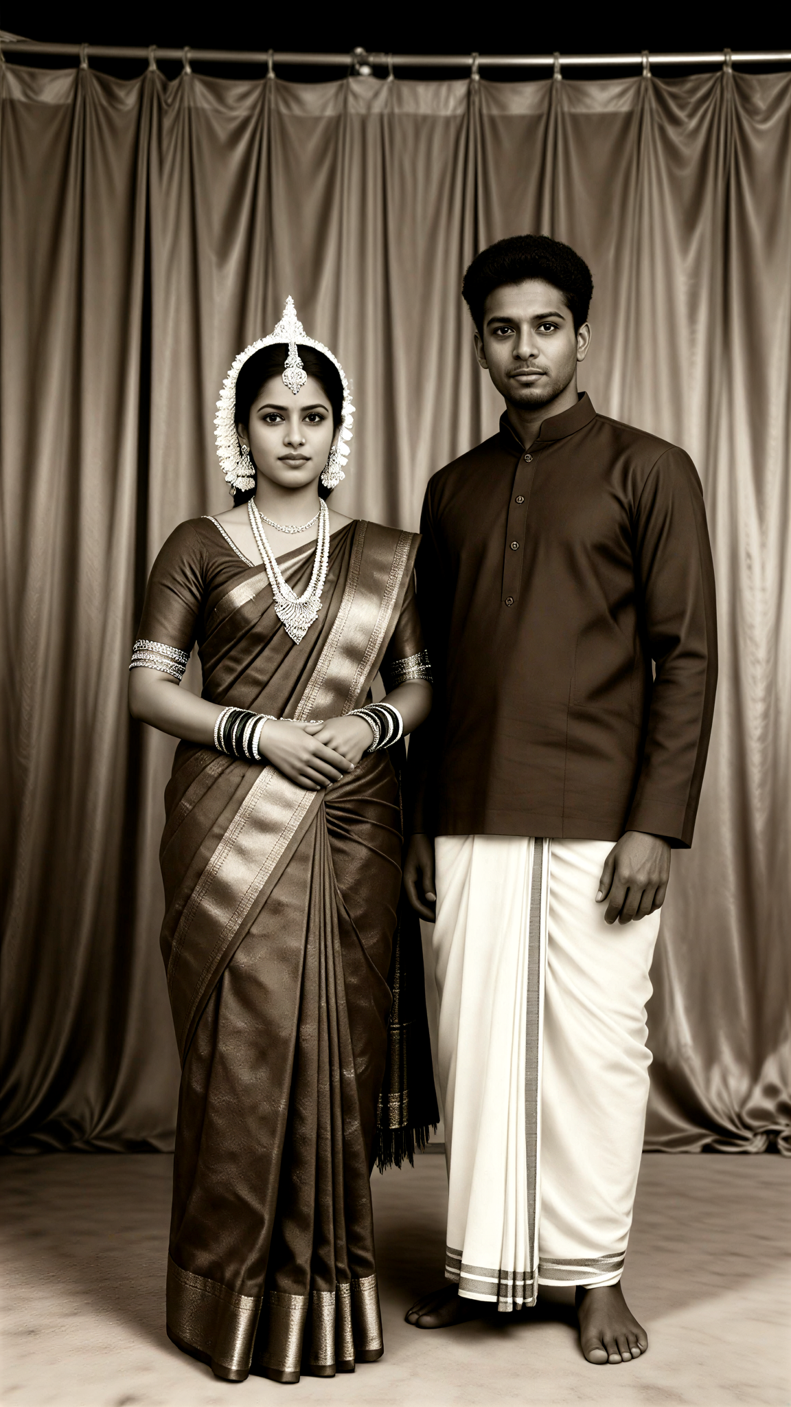 South Indian Wedding Portrait 03 image