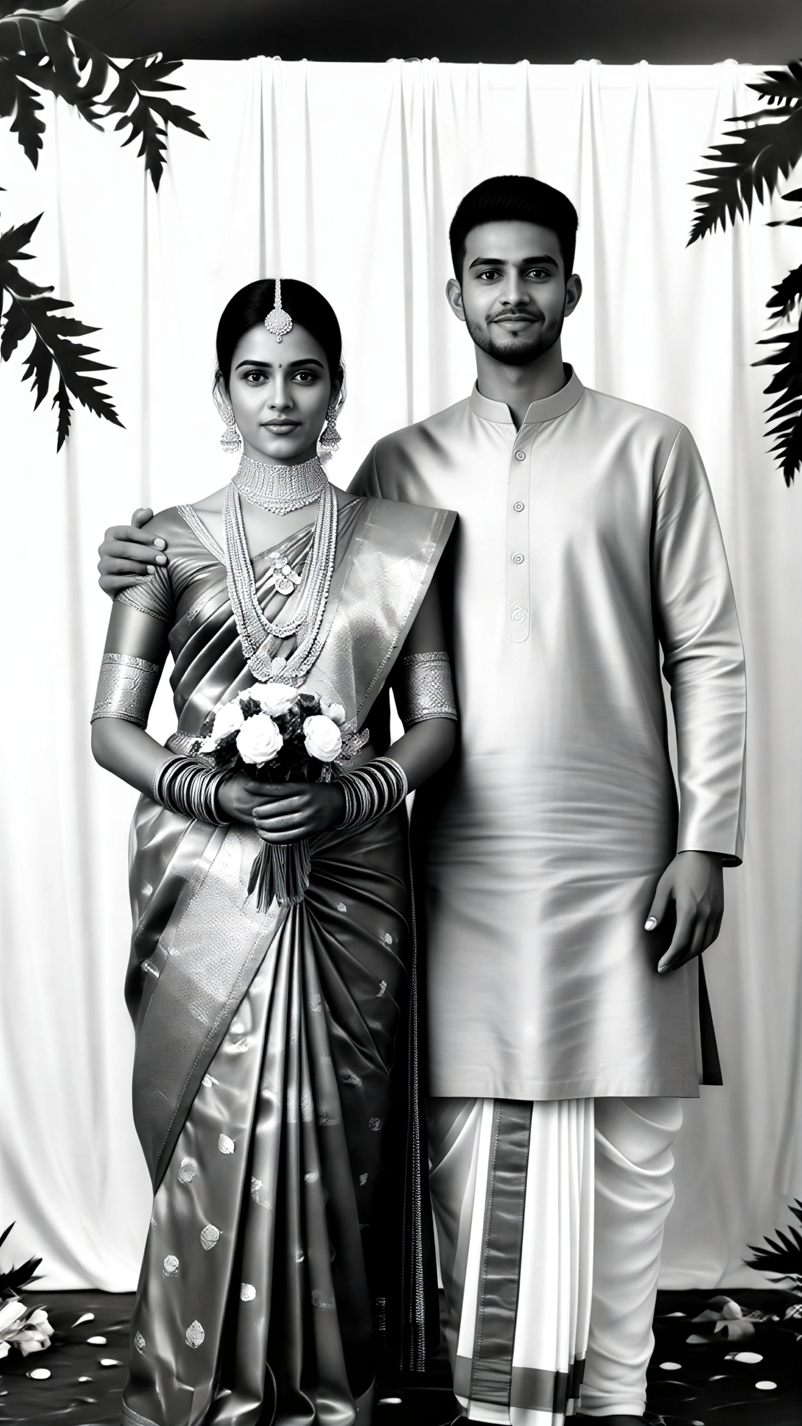 South Indian Wedding Portrait 05 image