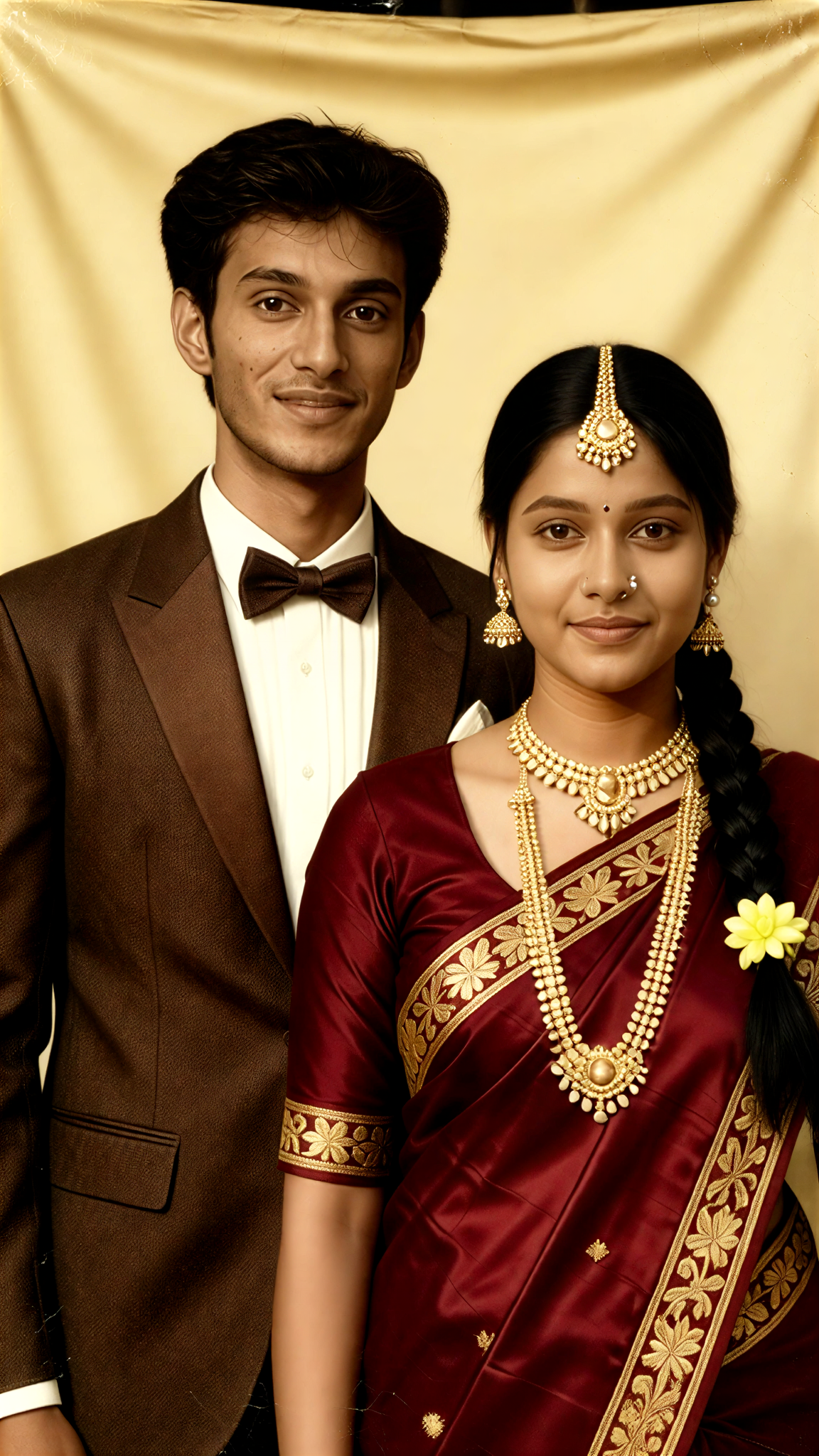 Suit And Saree Vintage Couple 04 image