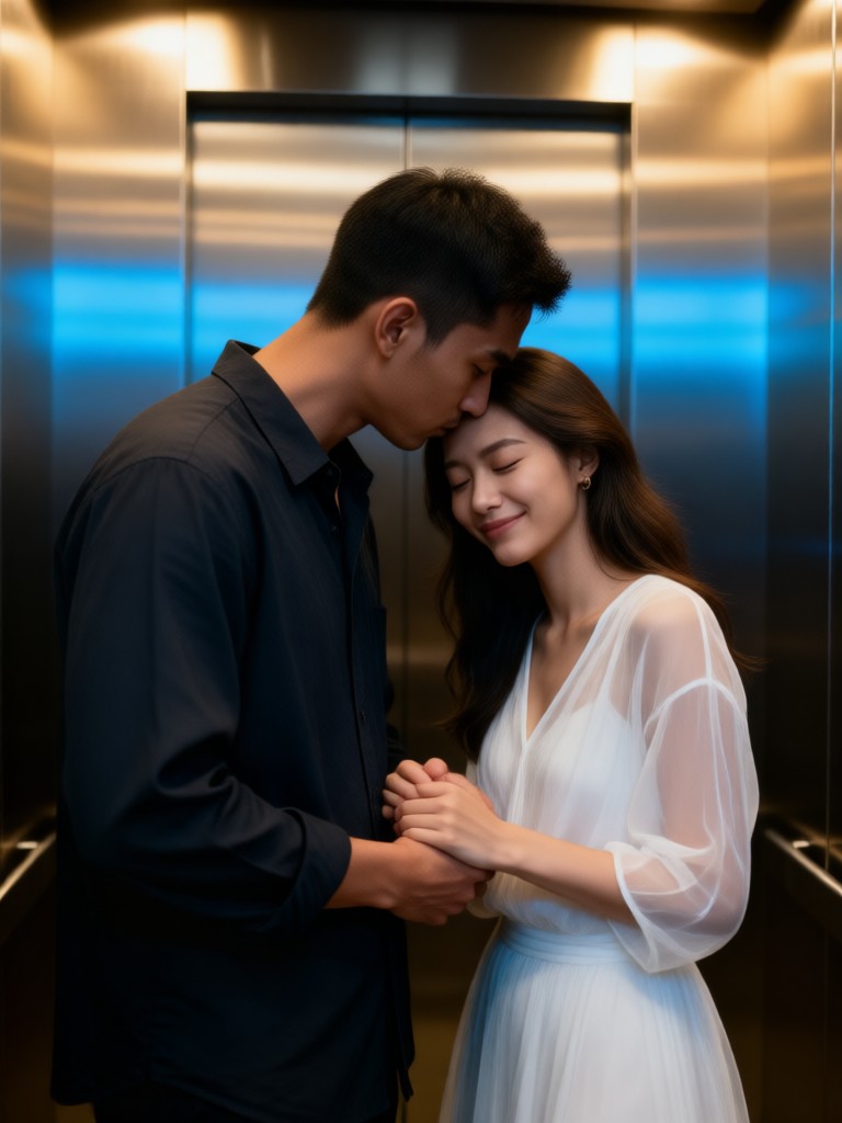 Elevator Forehead Kiss image