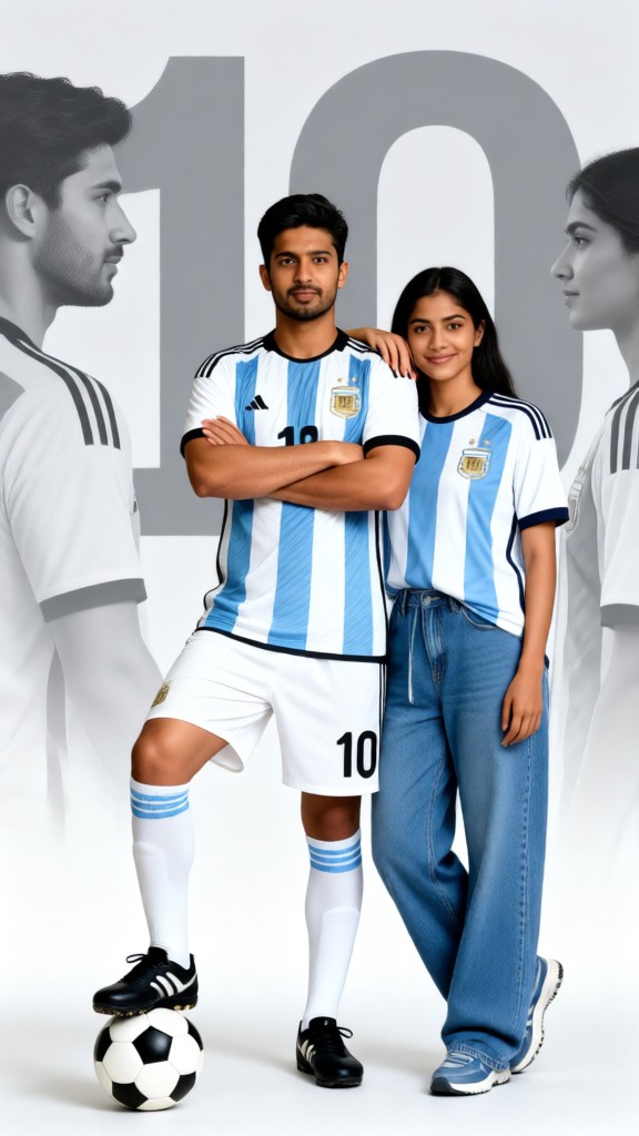 World Cup Couple Cheering Photo image
