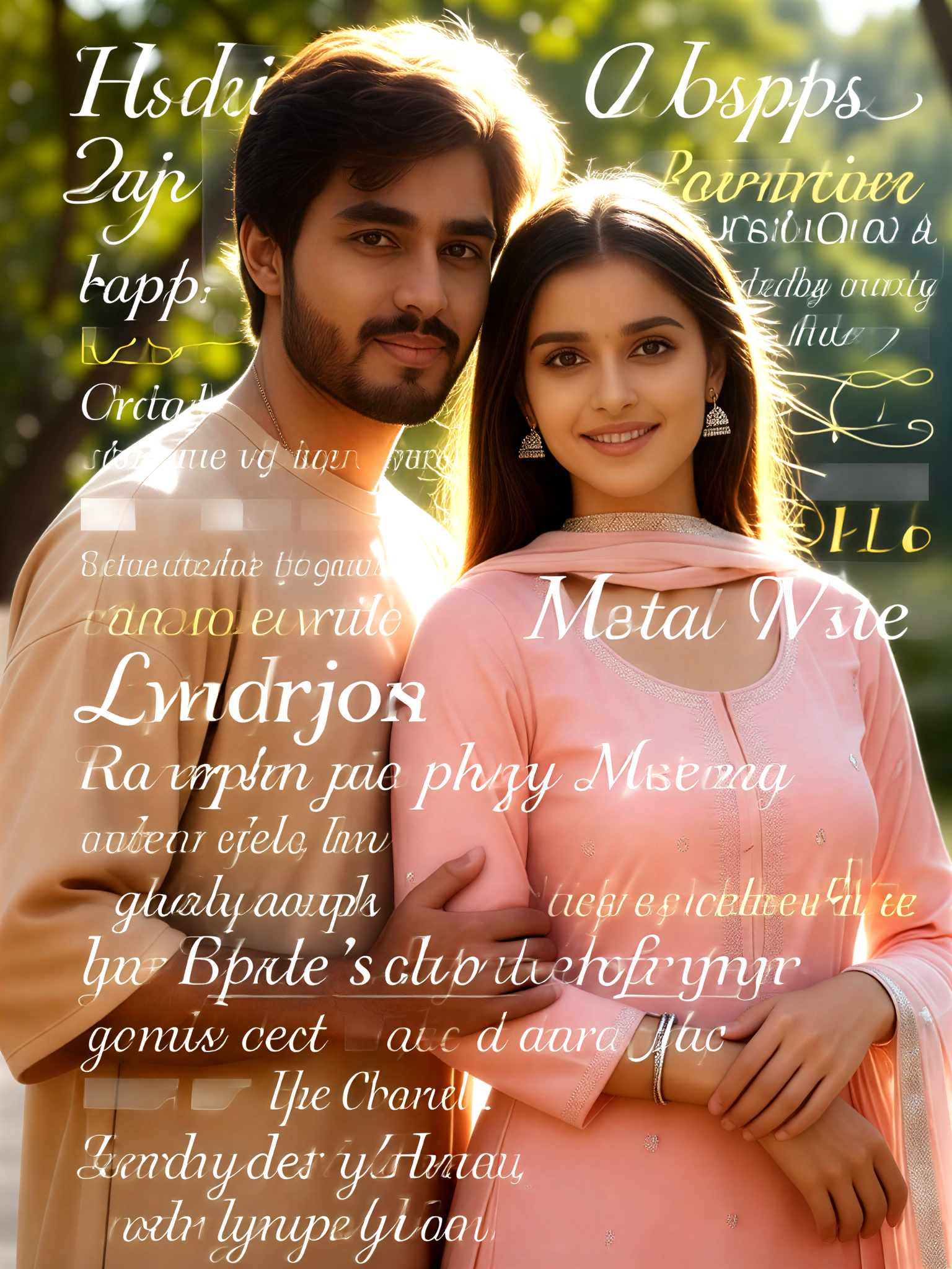 Happy Together Text Glow image