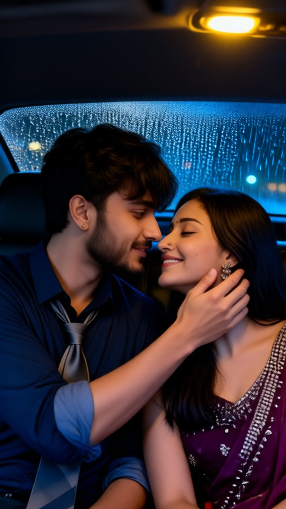 Rain Car Kiss image