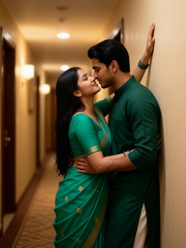 Hallway Wall Kiss image