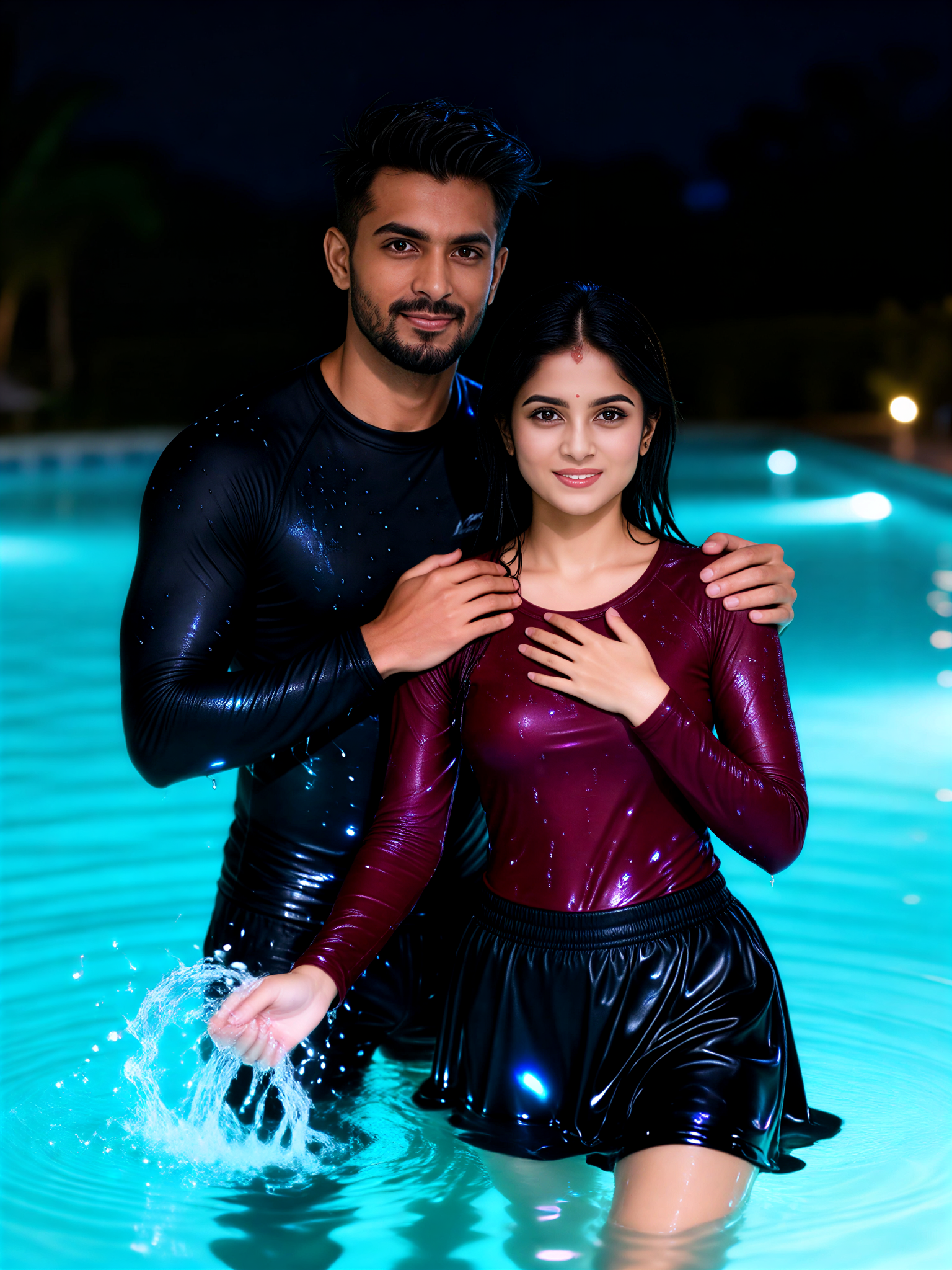 swim  couple  image