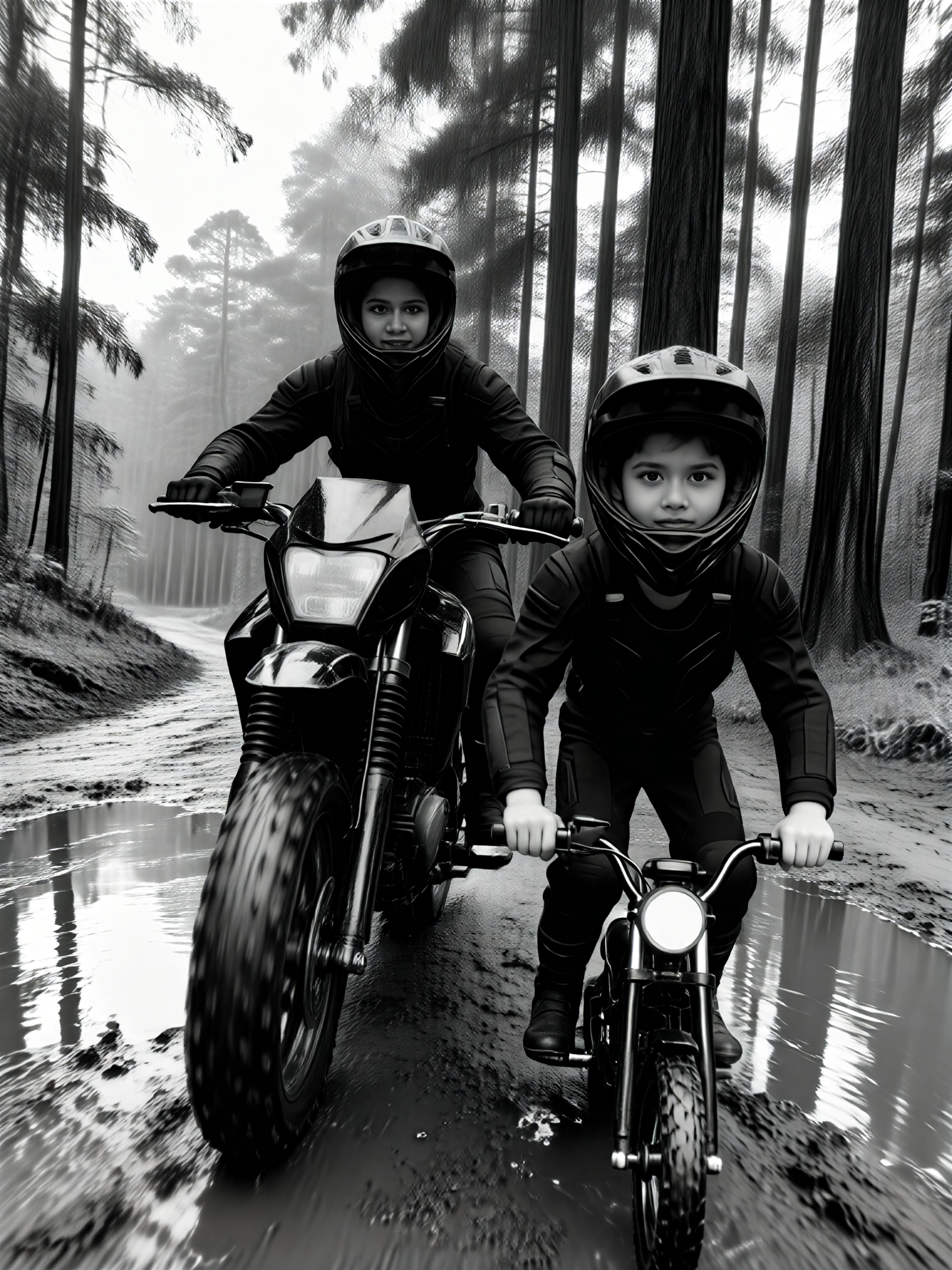 Mom Son Dirt Ride image