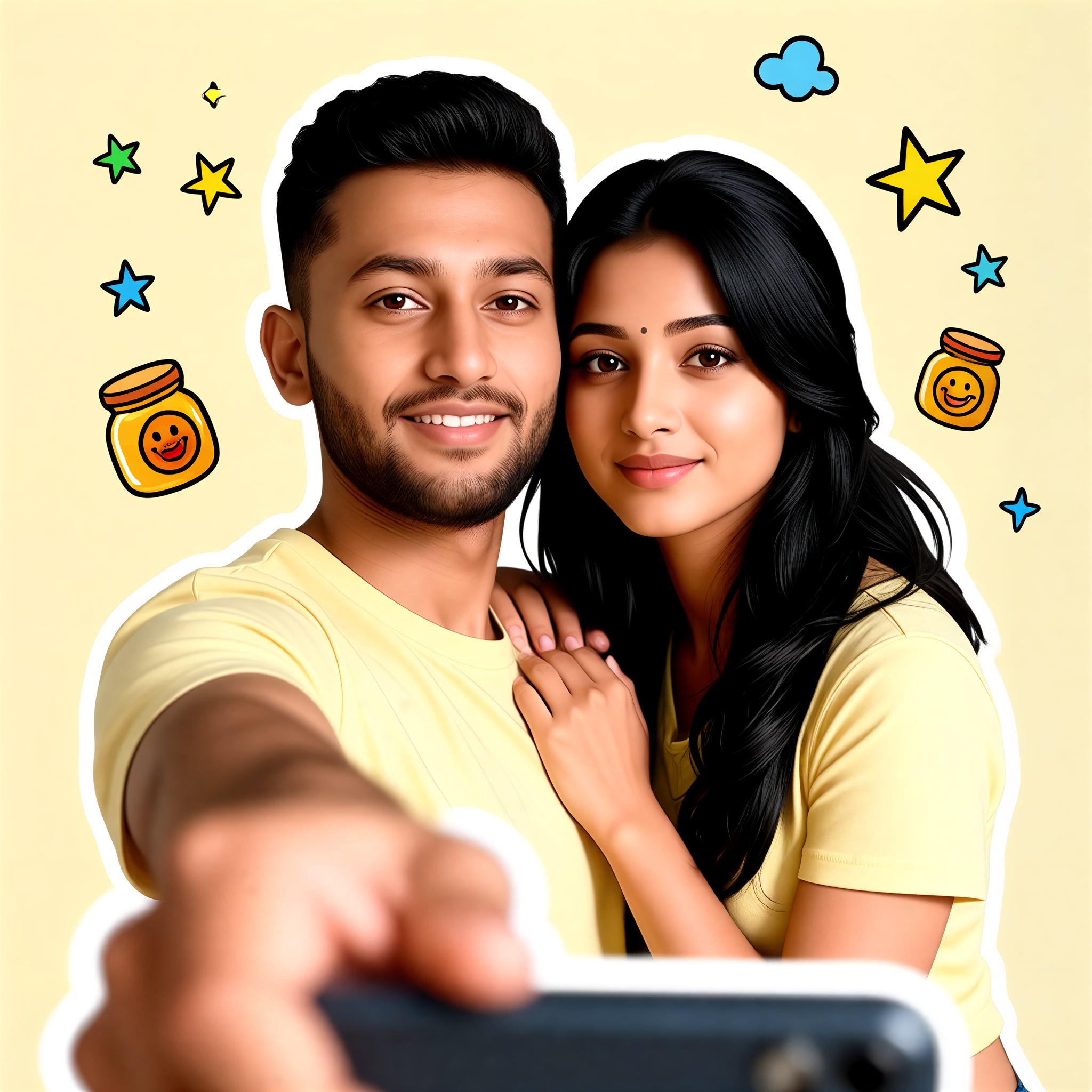 Honey Star Selfie image