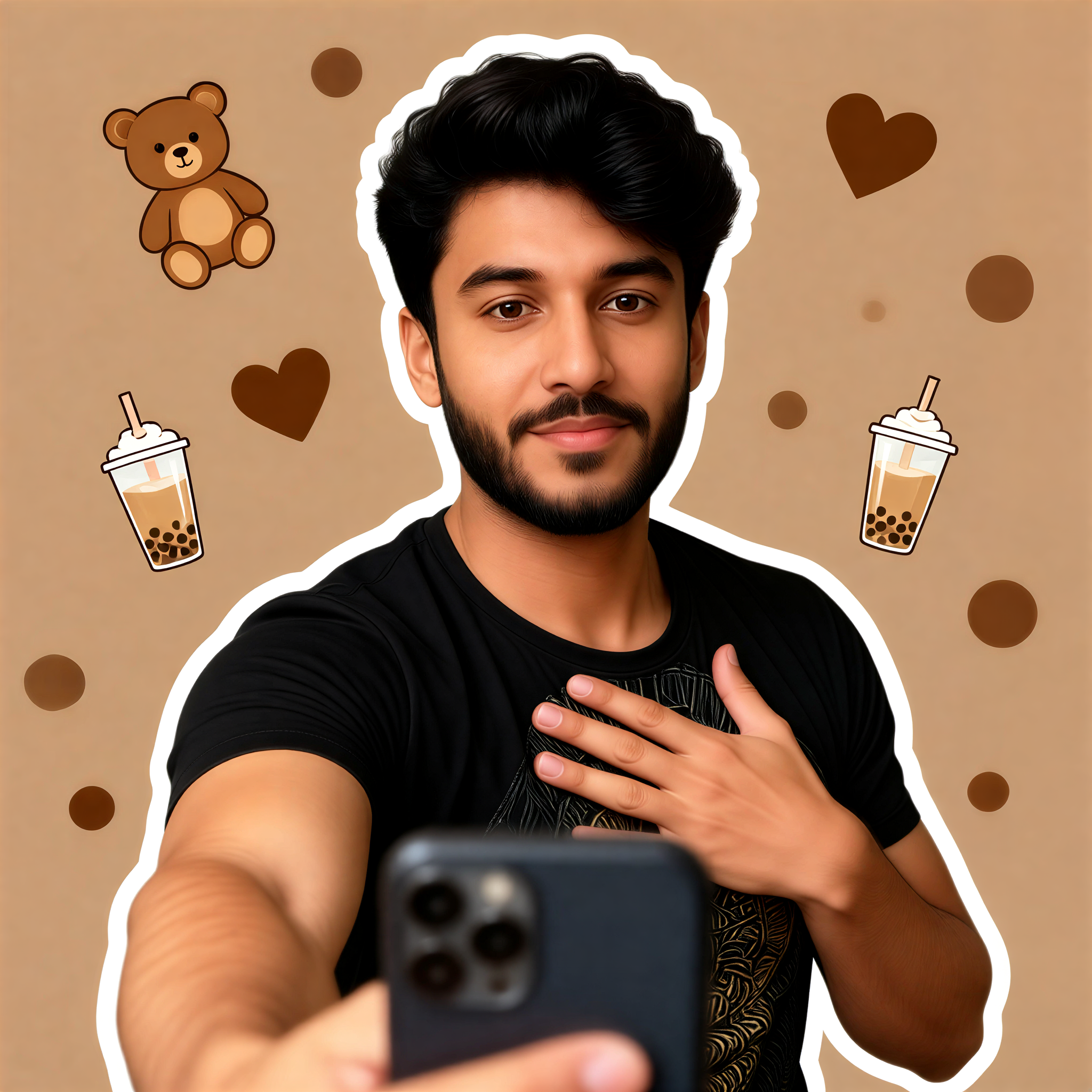 Teddy Solo Selfie image