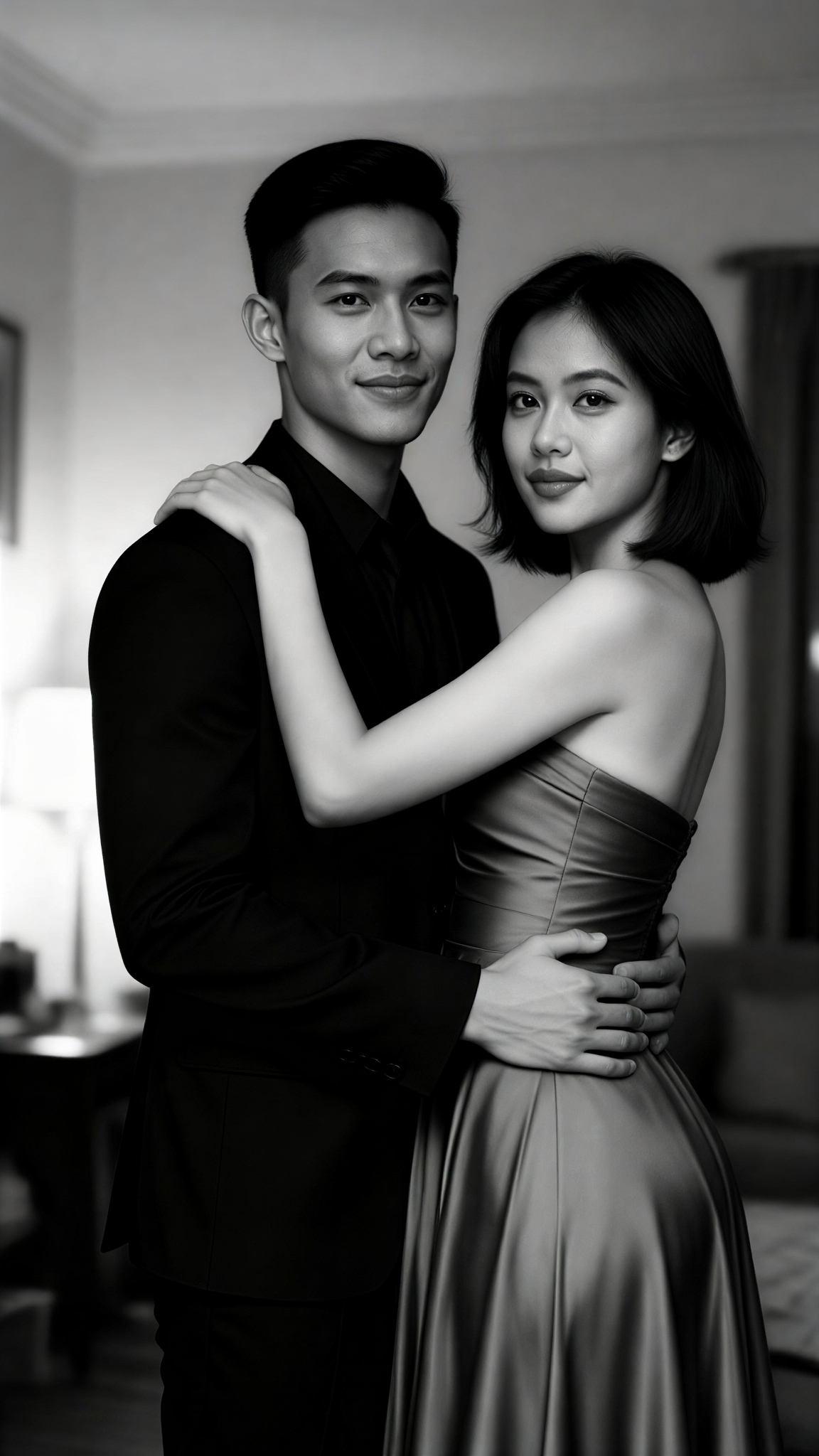 Foto de pareja blanco y negro image