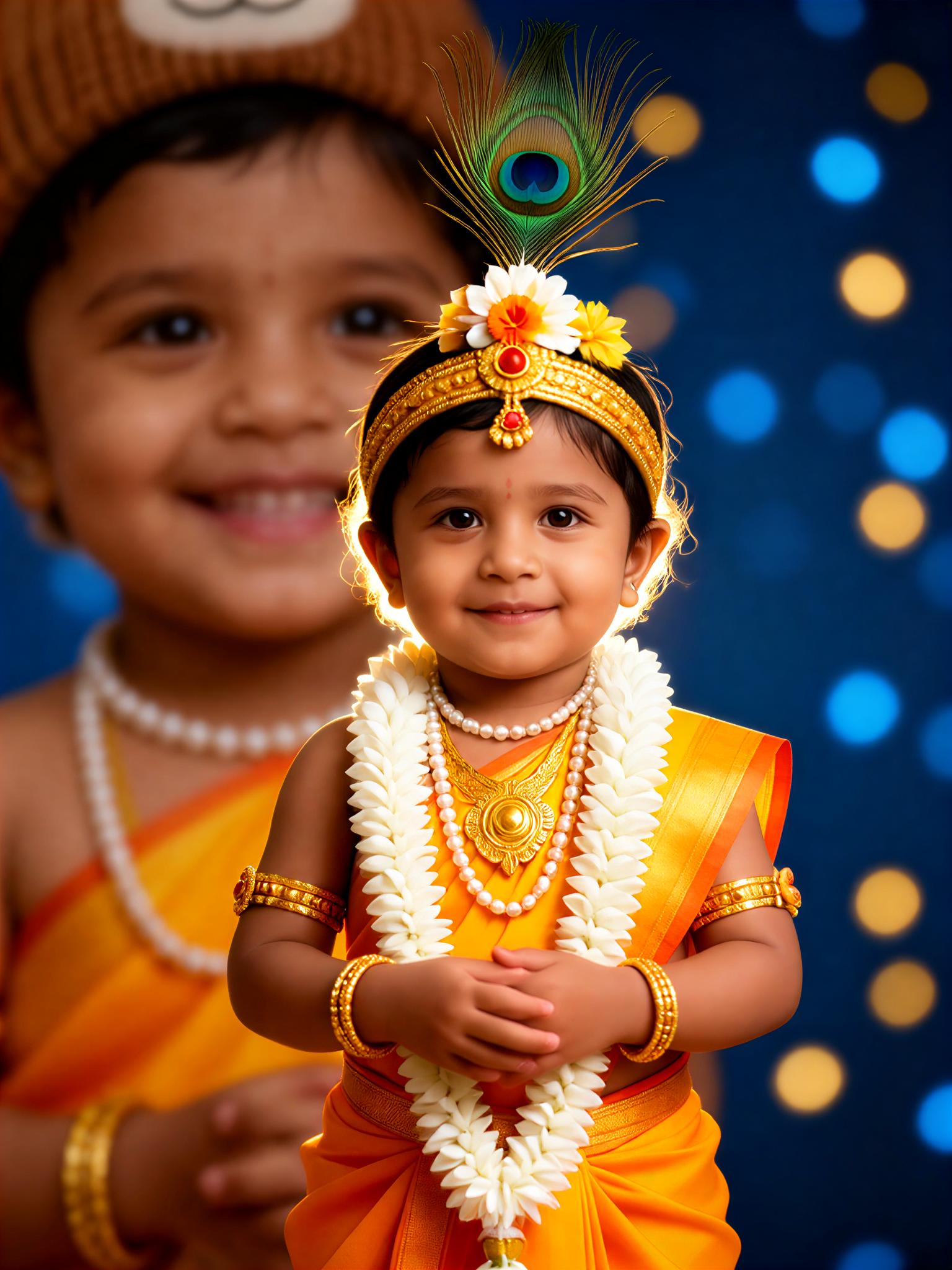 Little Krishna Double Portrait image