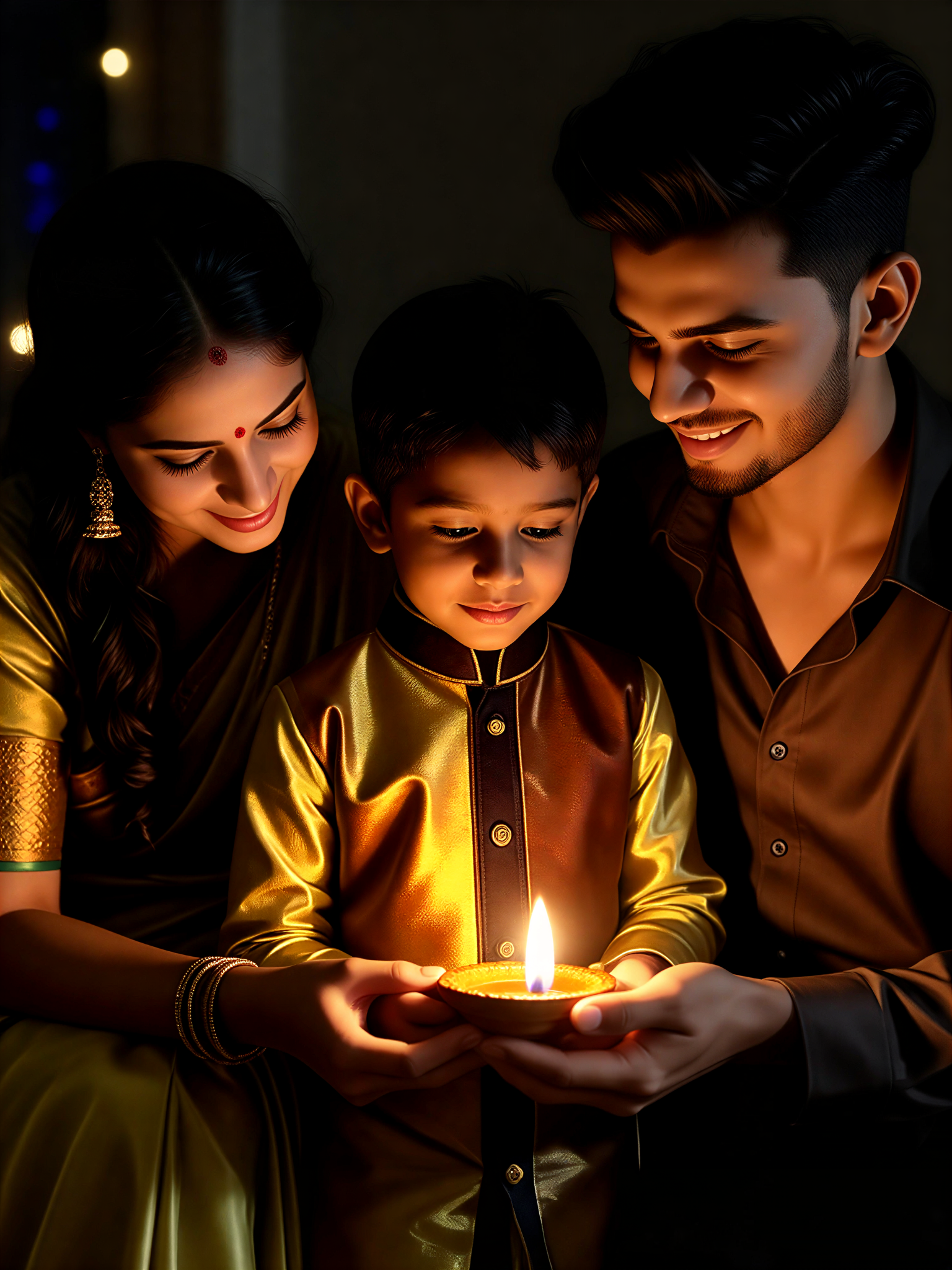 Child Diya Glow image