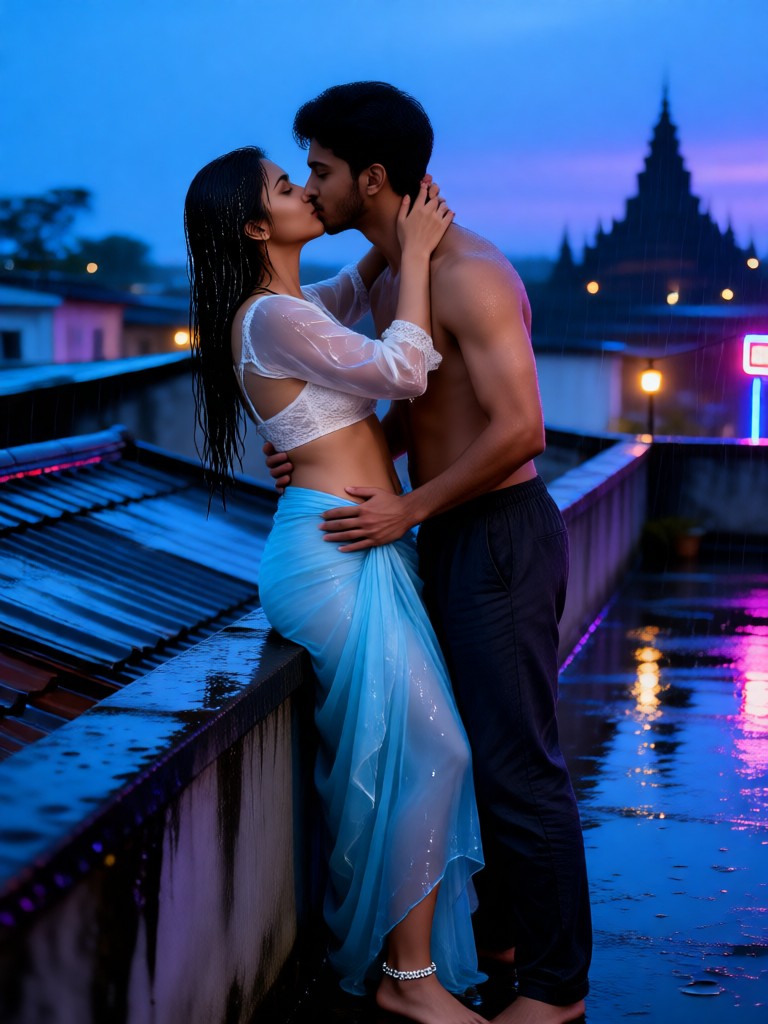 Rooftop Monsoon Deep Kiss image