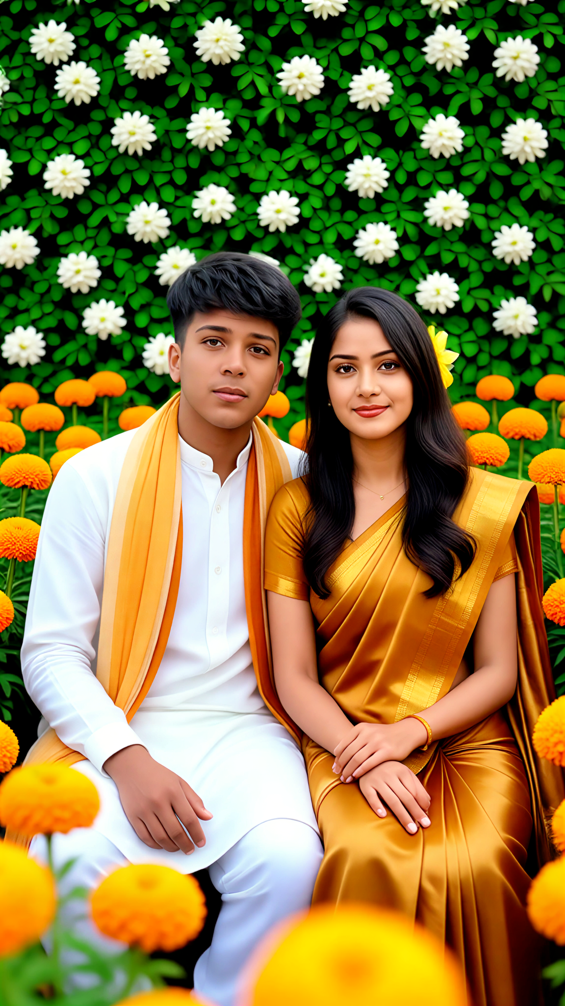 Marigold Seated Pair image