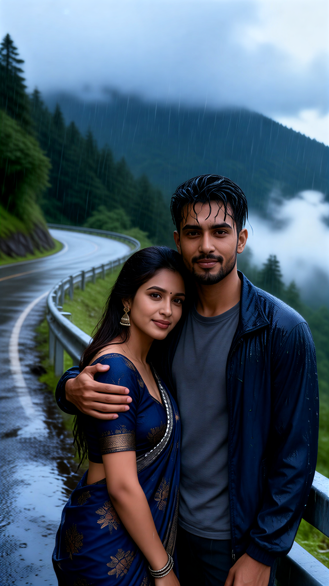 Rainy Road Hug image