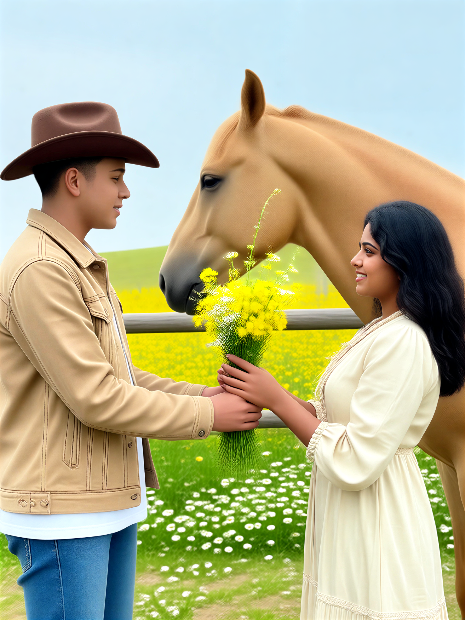 Flower Gift Horse image