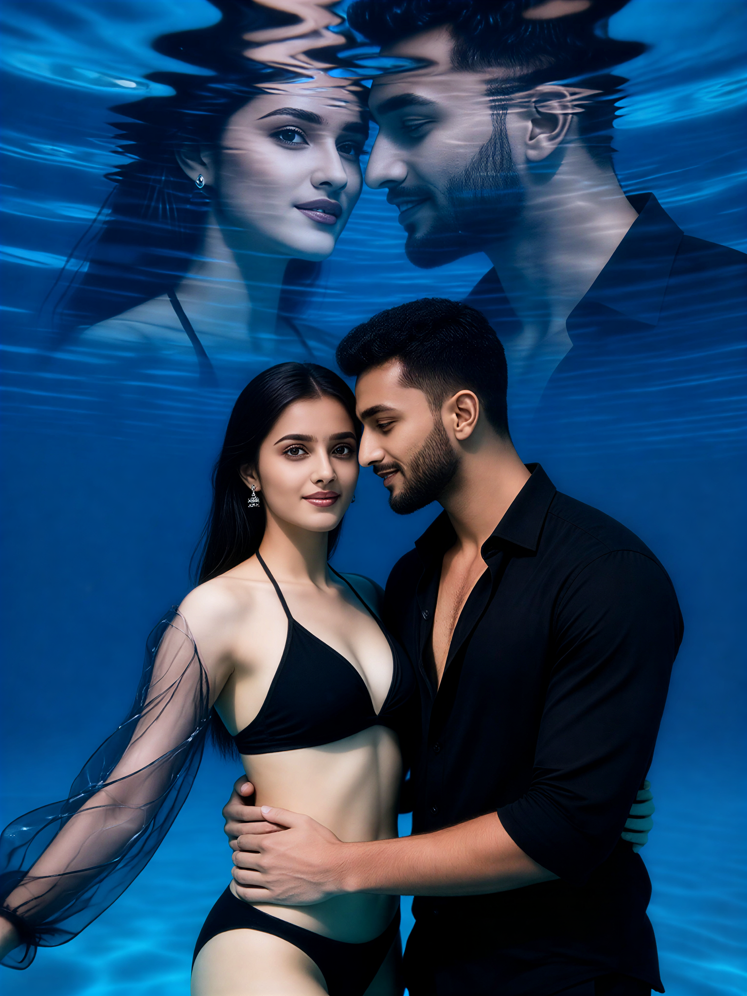 Black Bikini Couple image