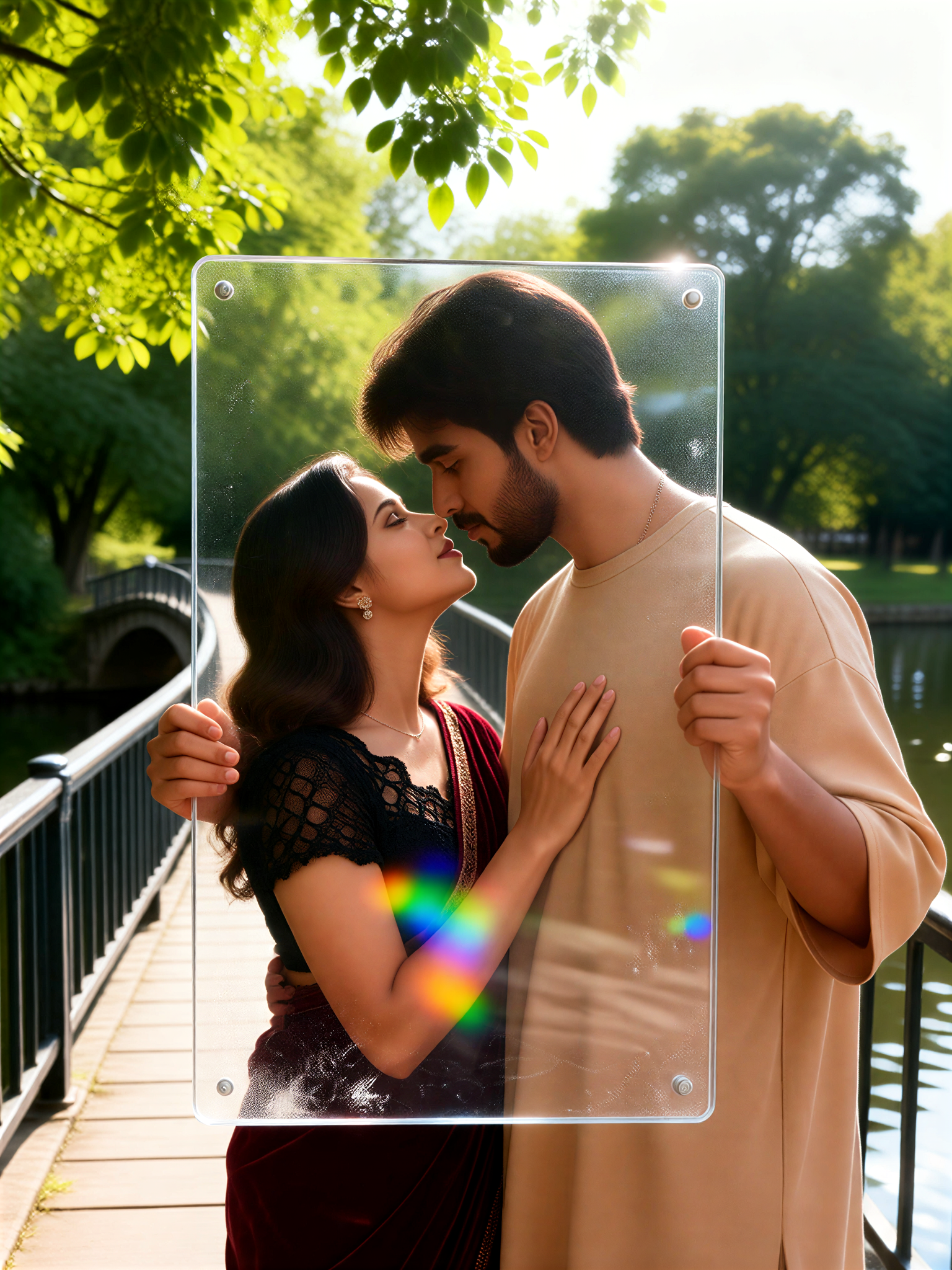 Small Bridge Almost Kiss image