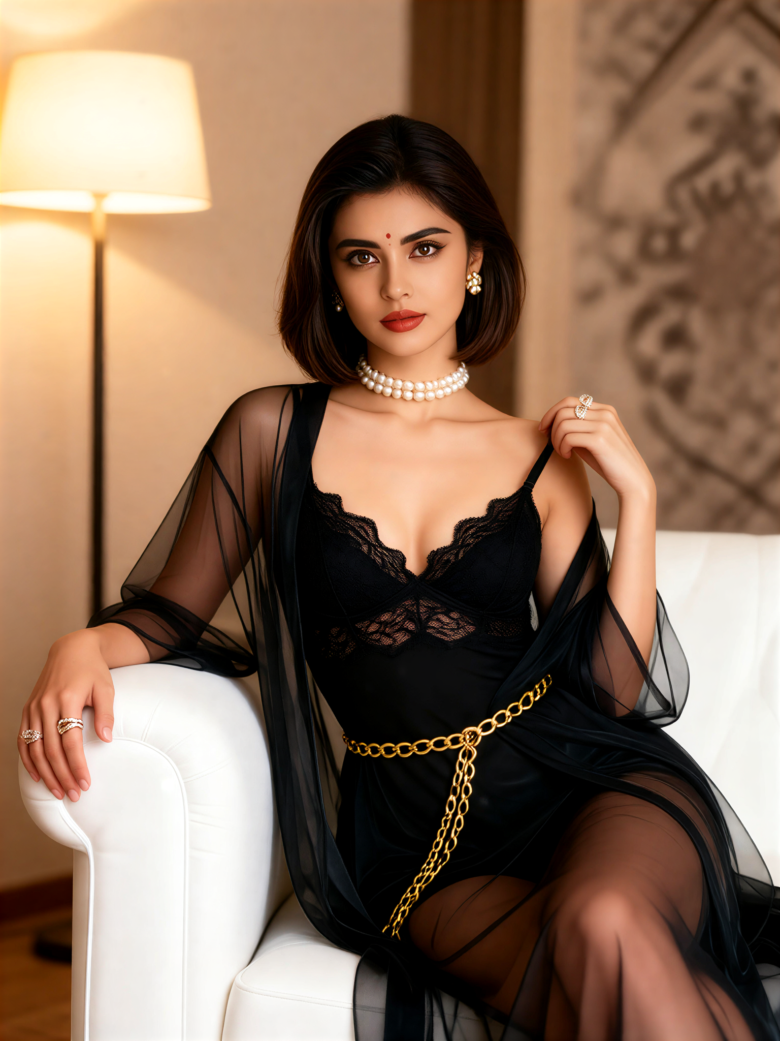 Blue Silk Choker image