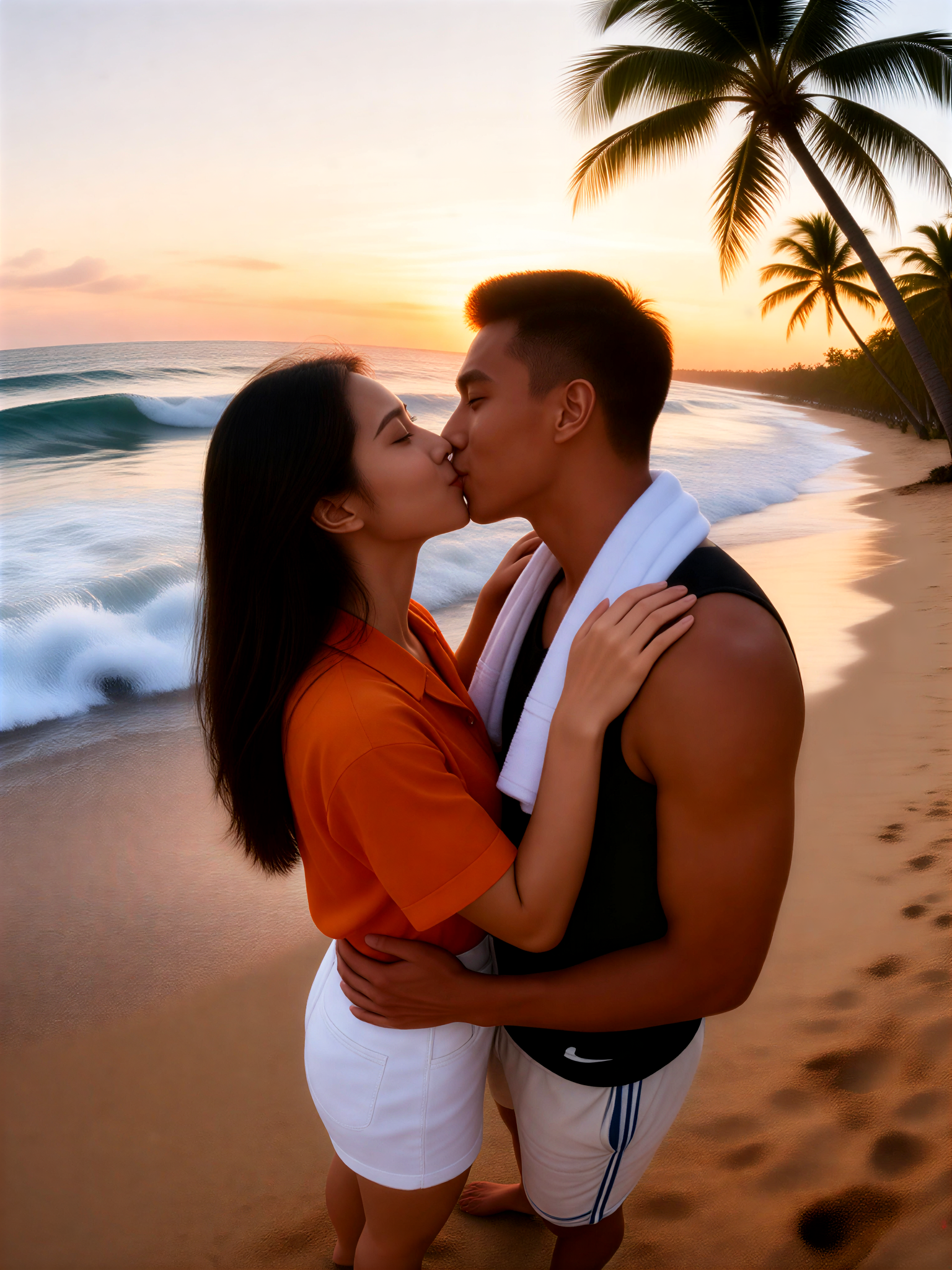 Bali Waist Hug Kiss image