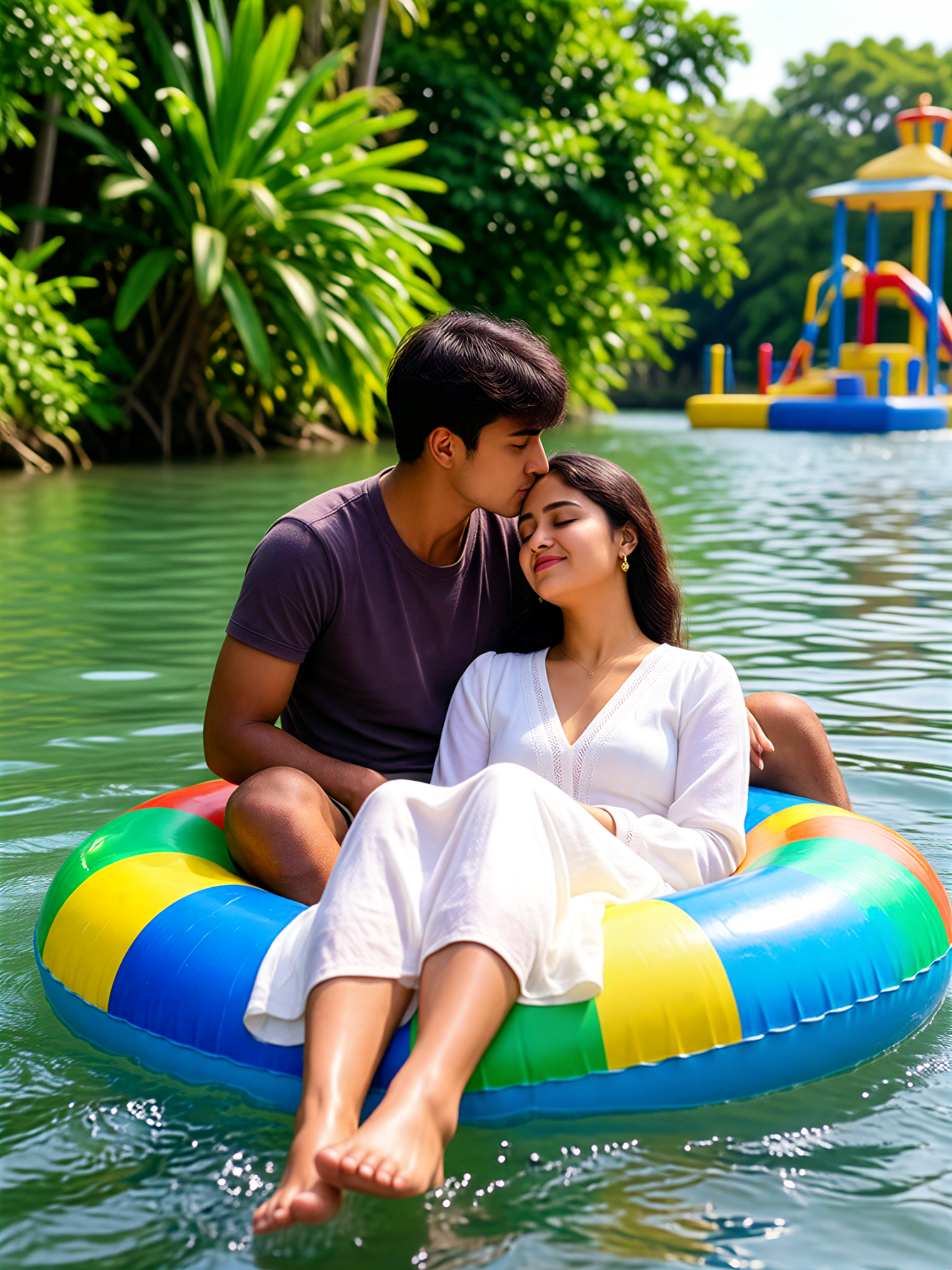 swimming couple-2 image