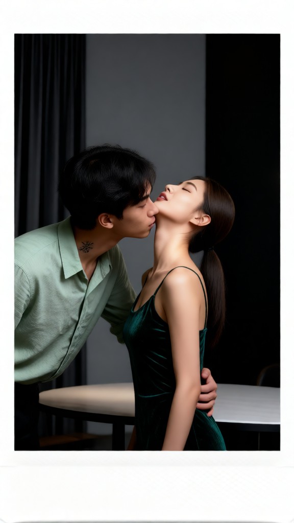 Sexy Kiss On The Table-V image