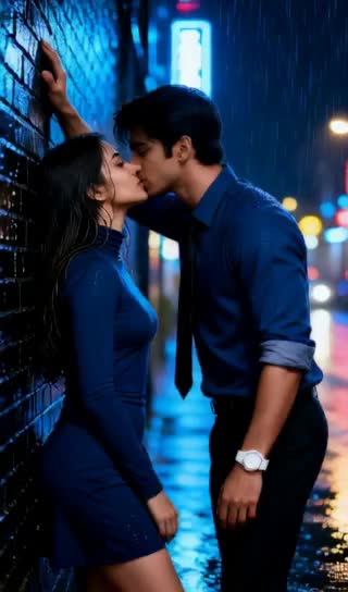kiss in the rain image