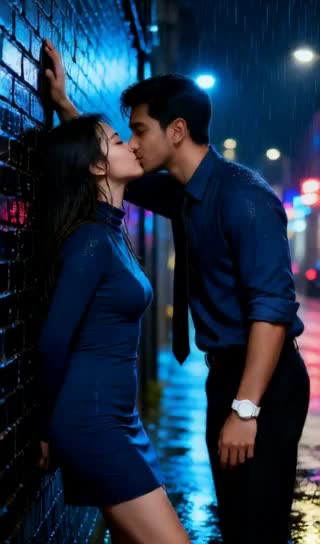 kiss in the rain image