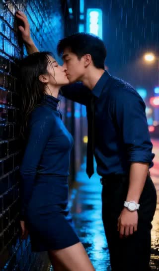 kiss in the rain image