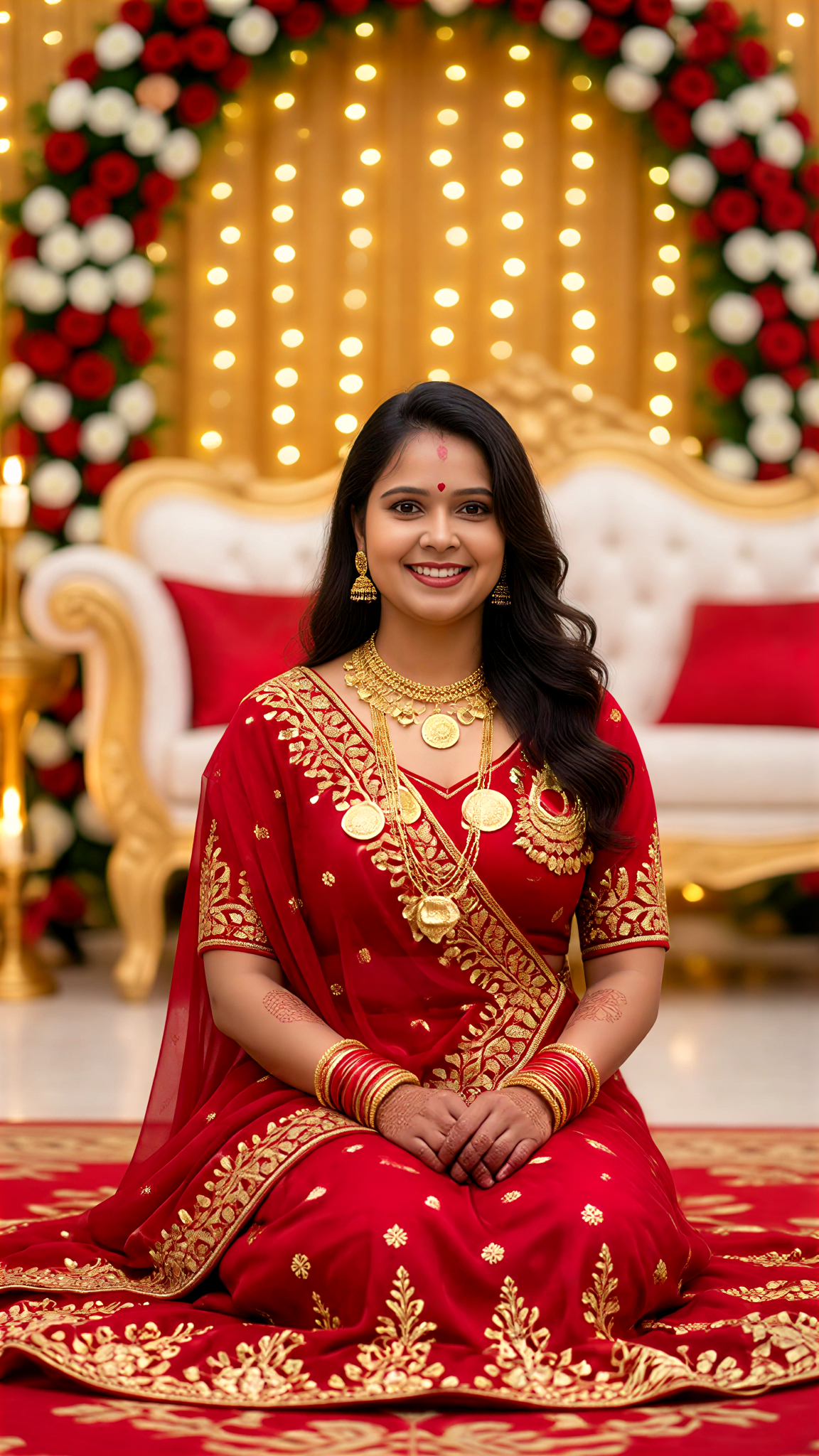 When I put on red (female) image
