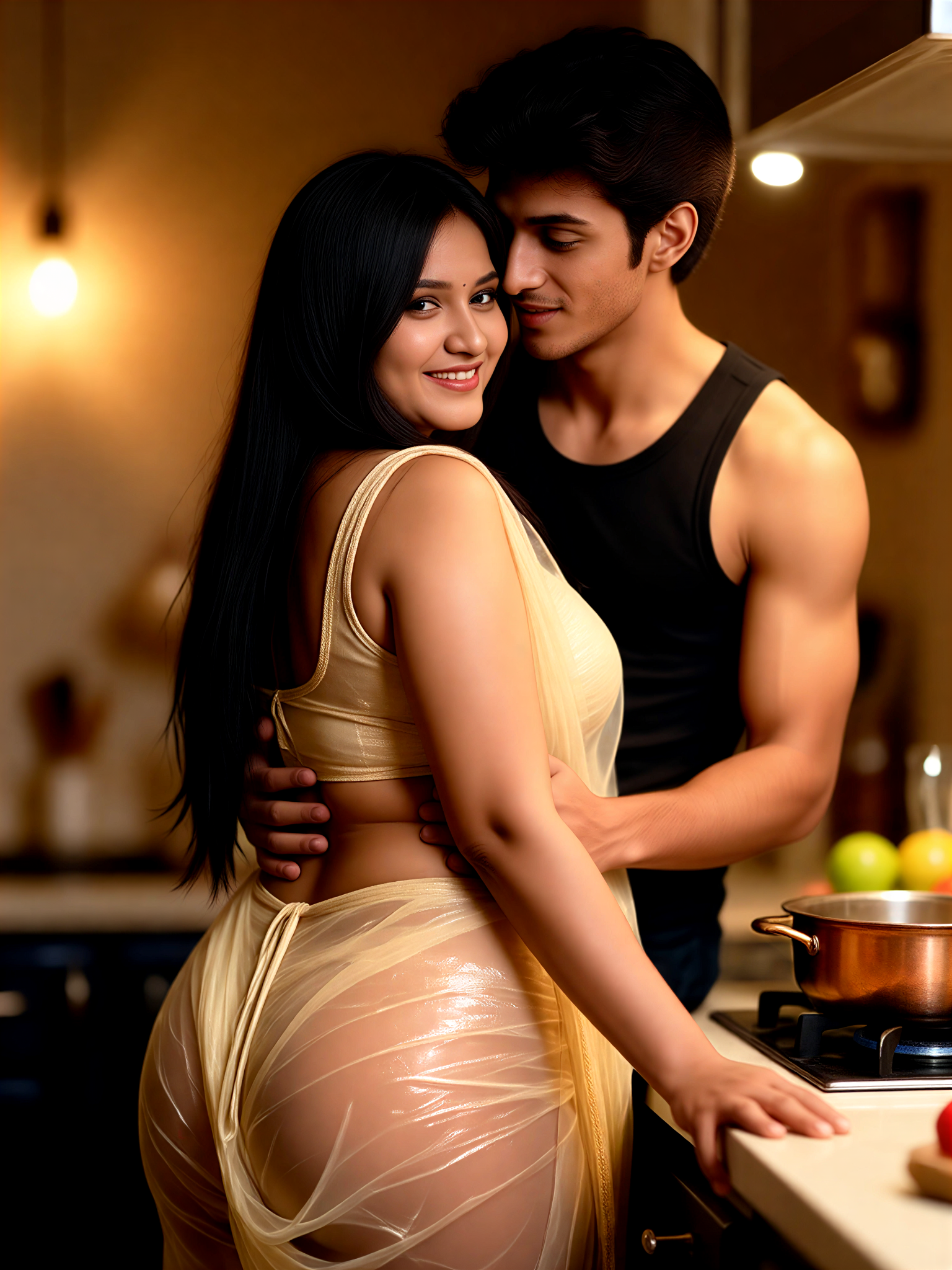 Kitchen Back Hug image