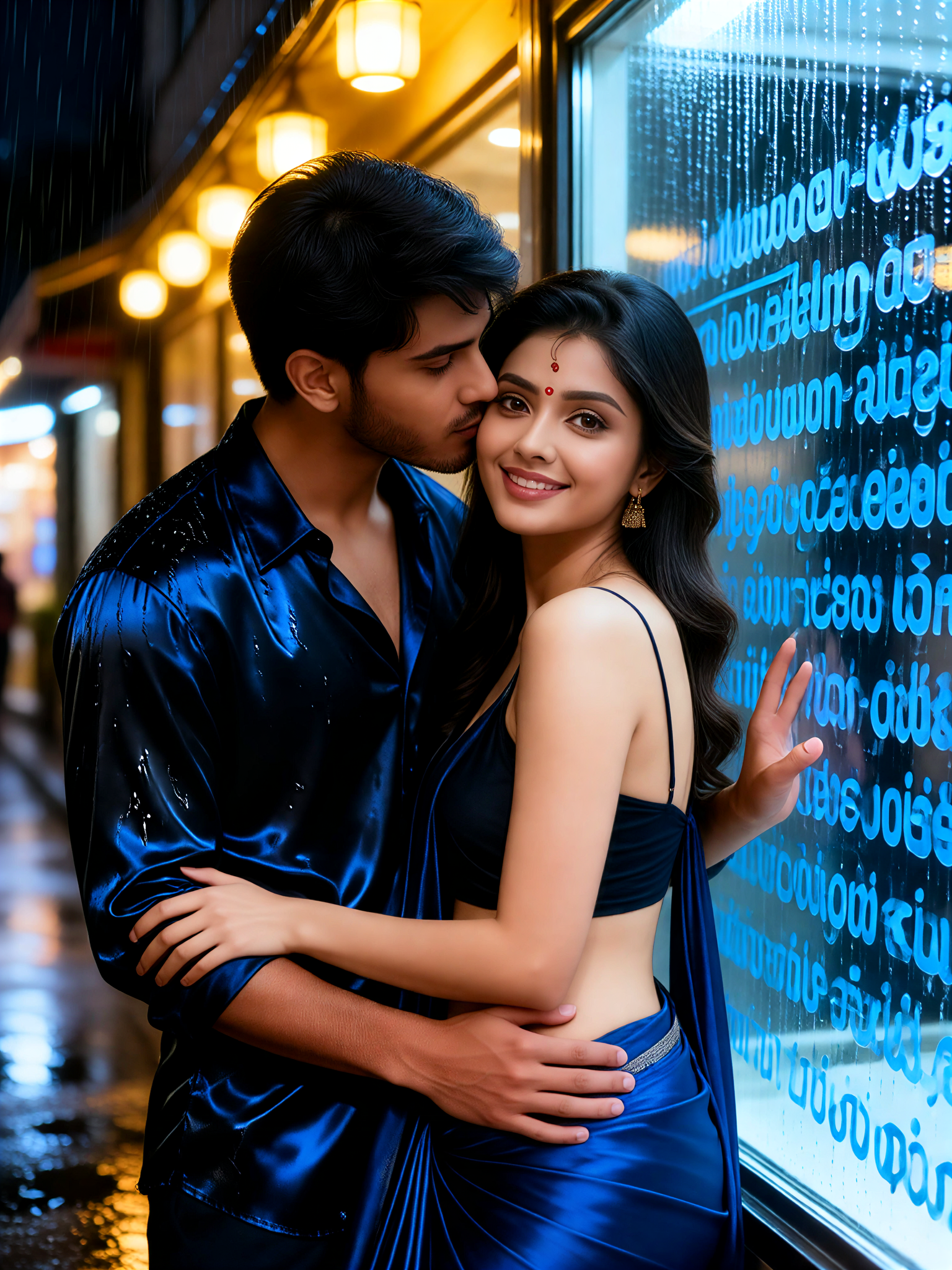 Rain Glass Kiss image