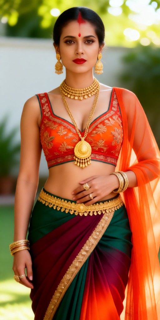 Remove saree image