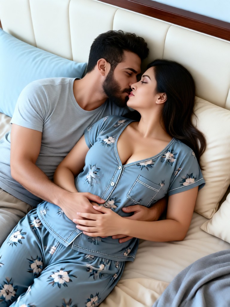 Romantic kissing image