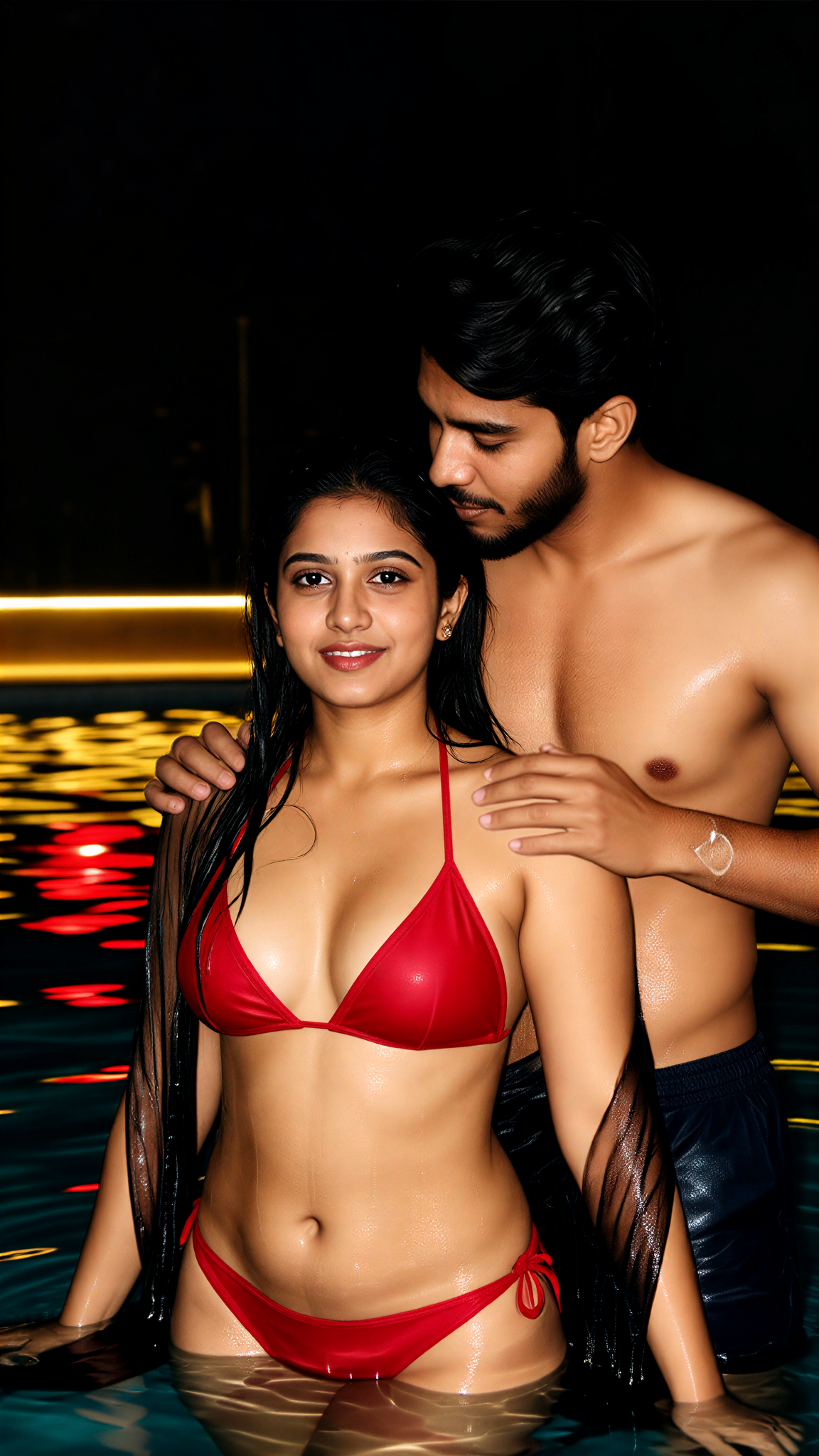 Pool Shoulder Kiss image