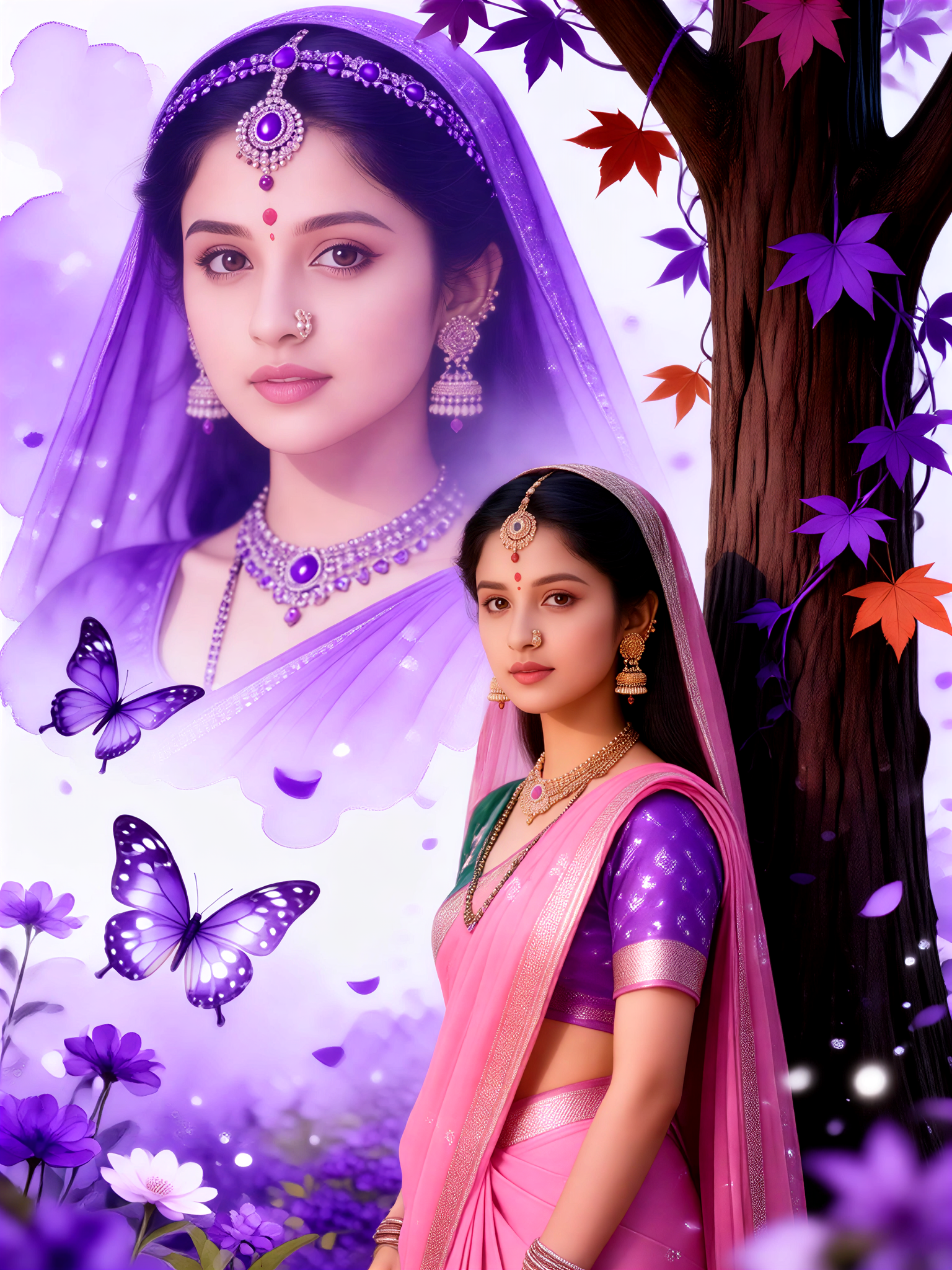 Butterfly saree-9 image