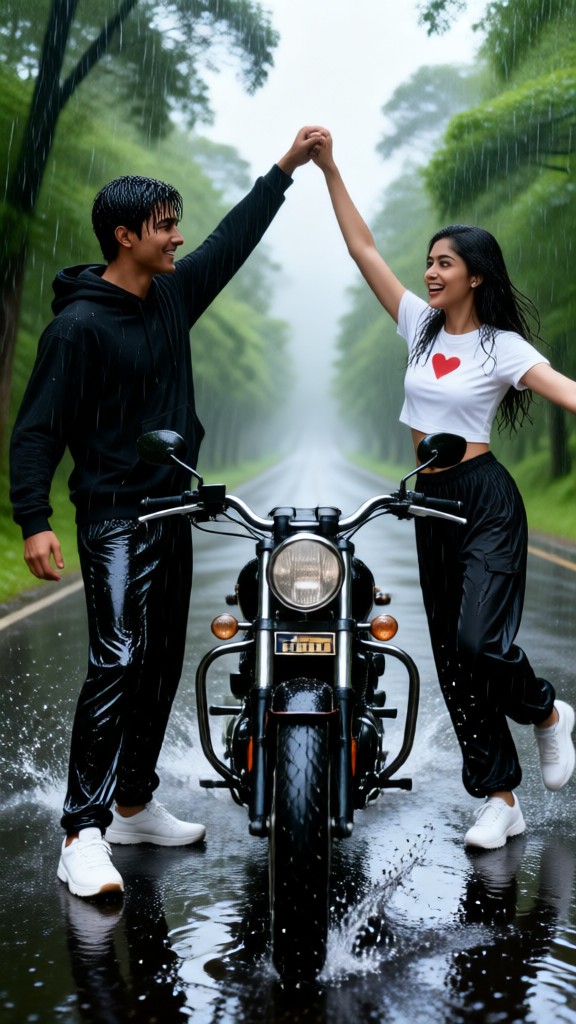 Dancing in the rain image