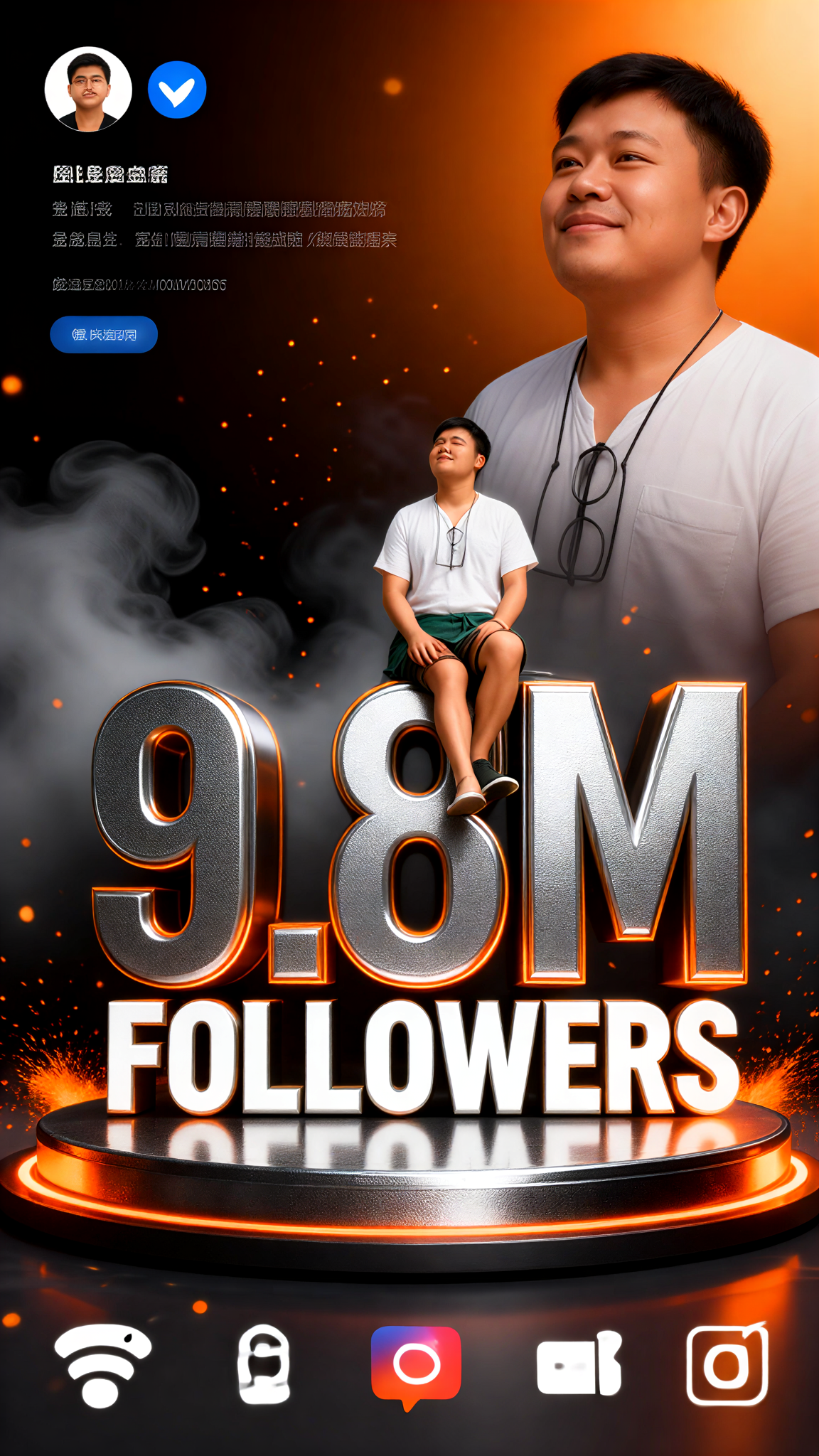 Instagram influencer image