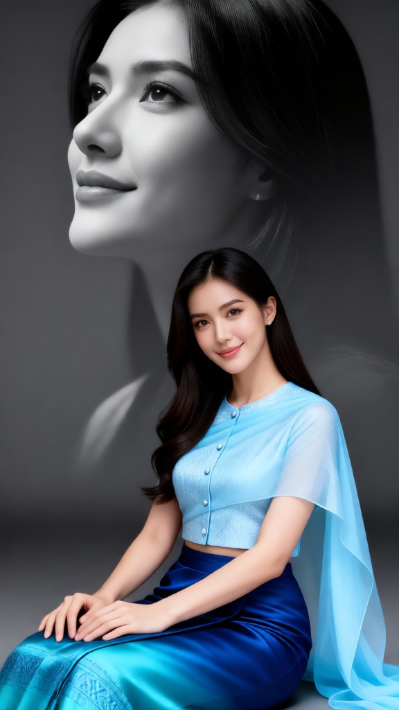 Elegant Girl Portrait-T image