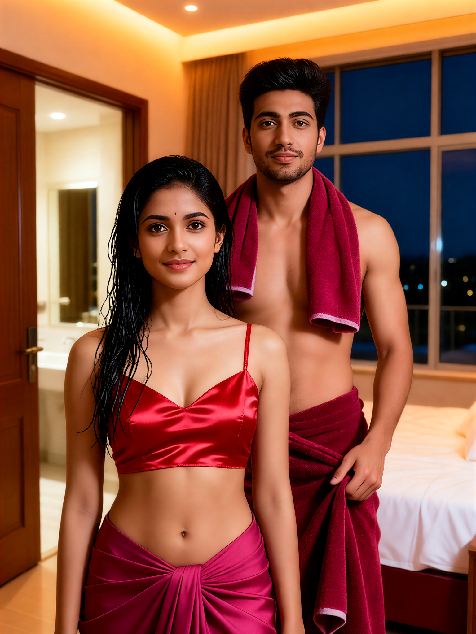 After Shower Couple image