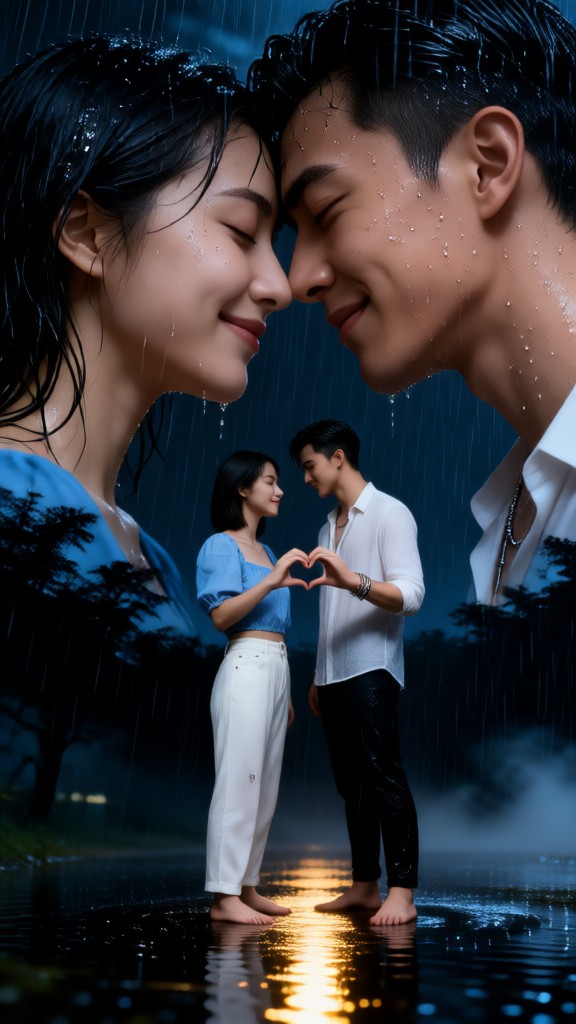 Couple in a romantic night-02-I image