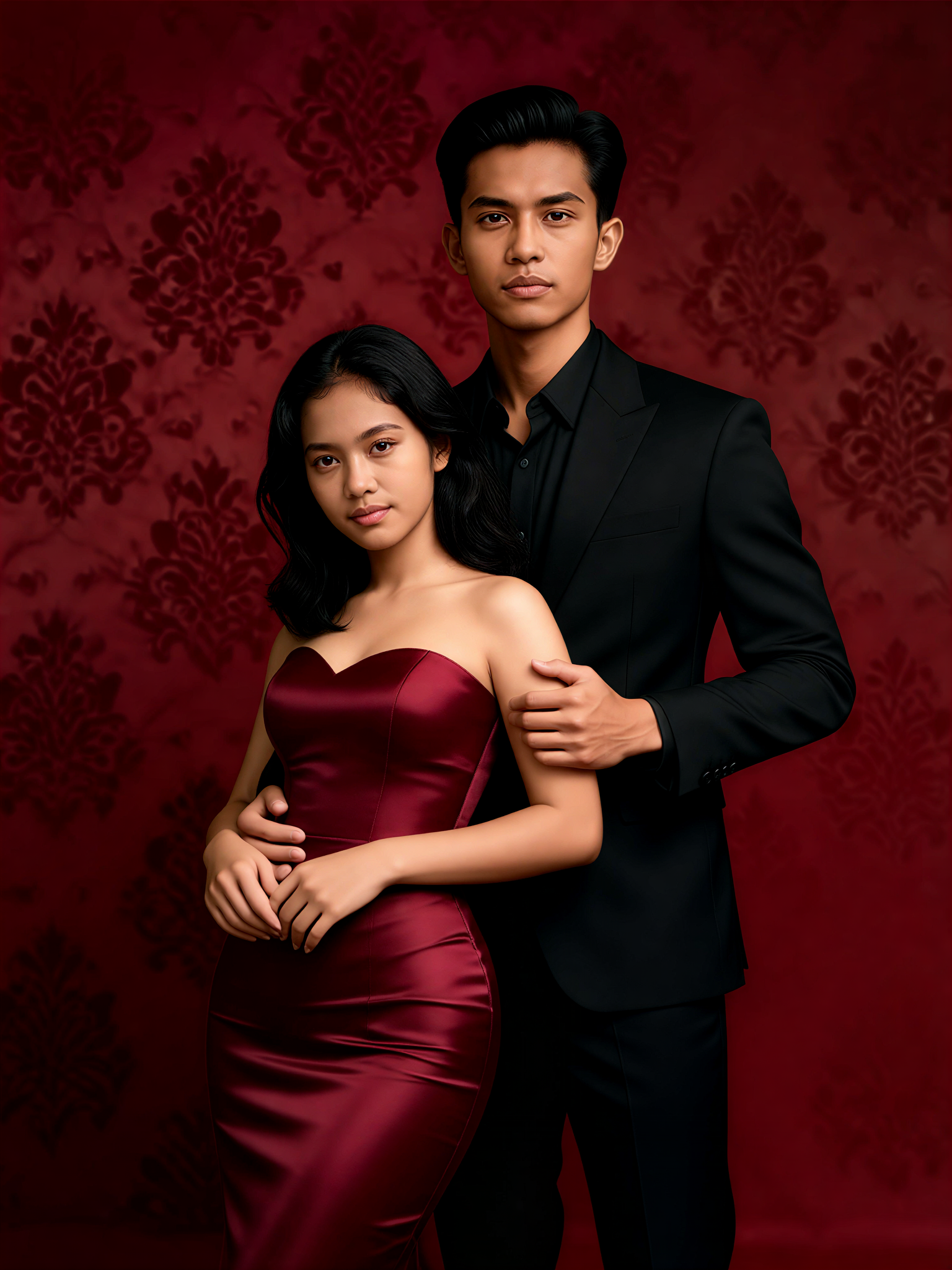 Burgundy Waist Hold image