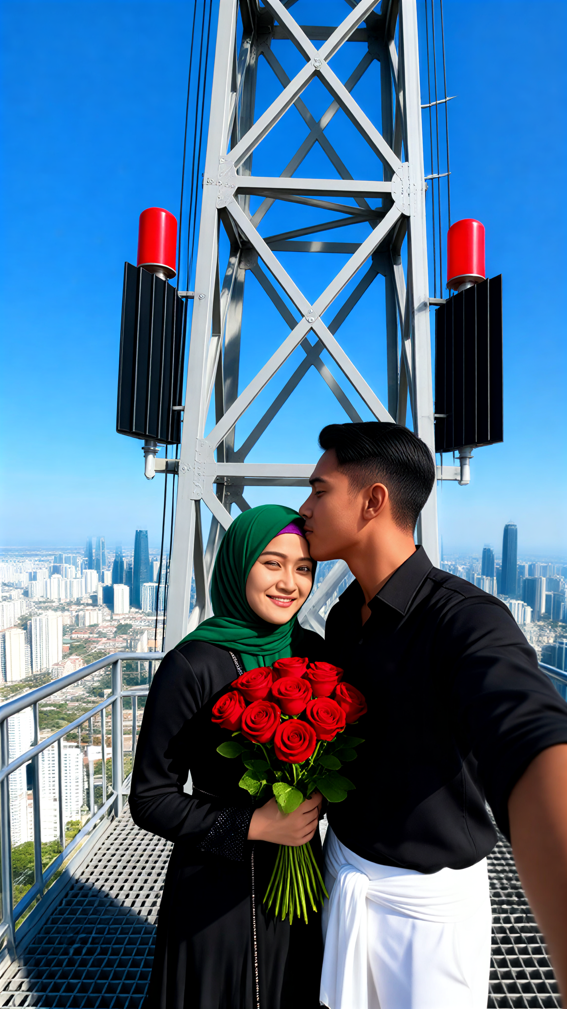 Rose Selfie Kiss image