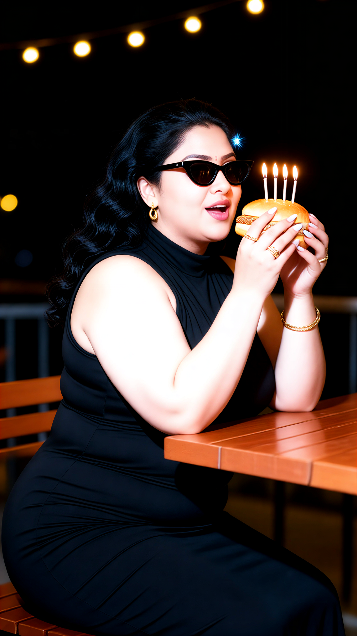 生日汉堡 image