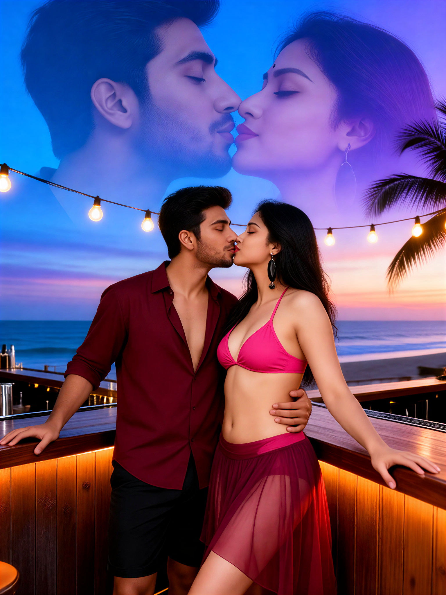 Beach Bar Counter Kiss image