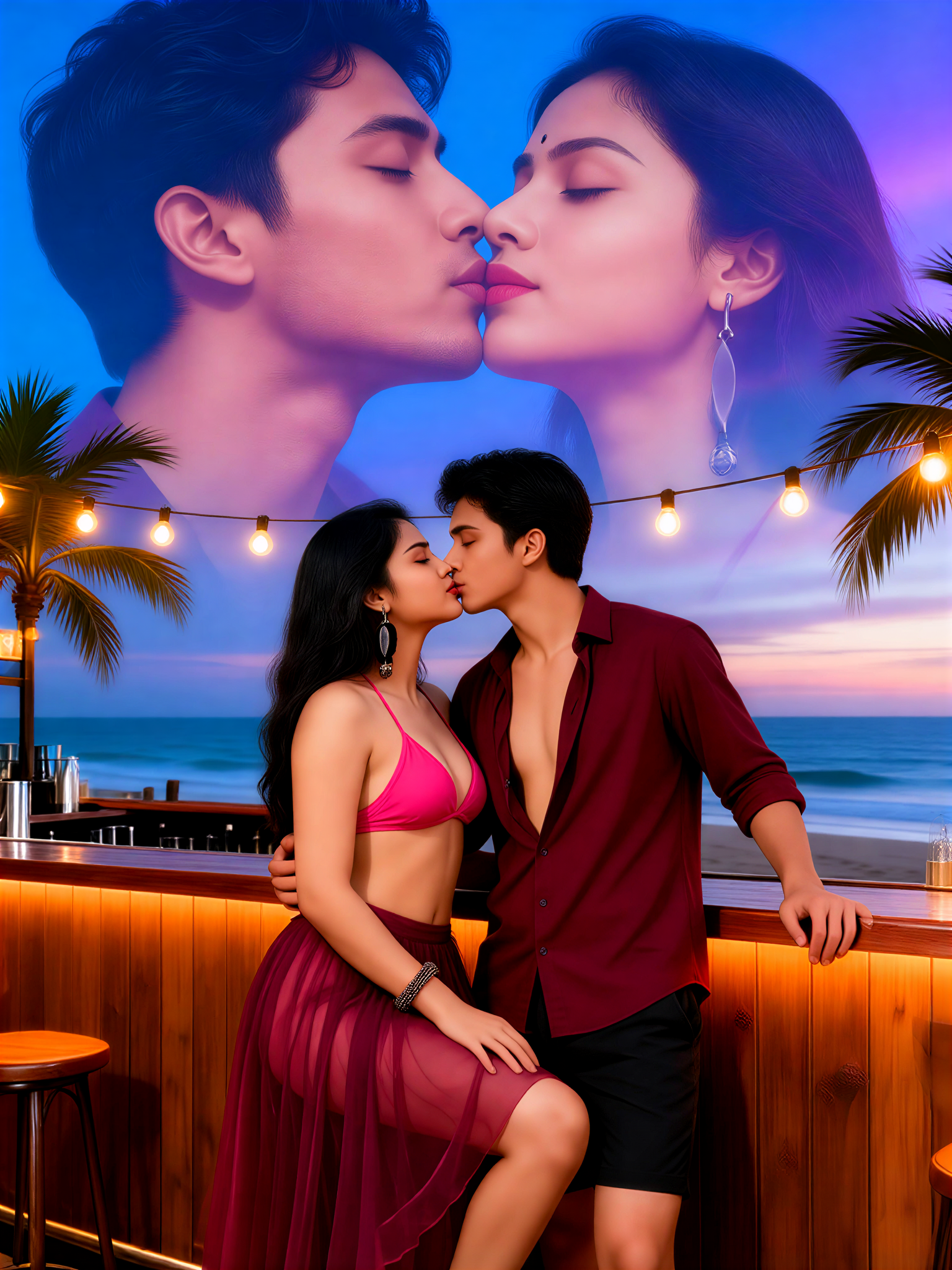 Beach Bar Counter Kiss image