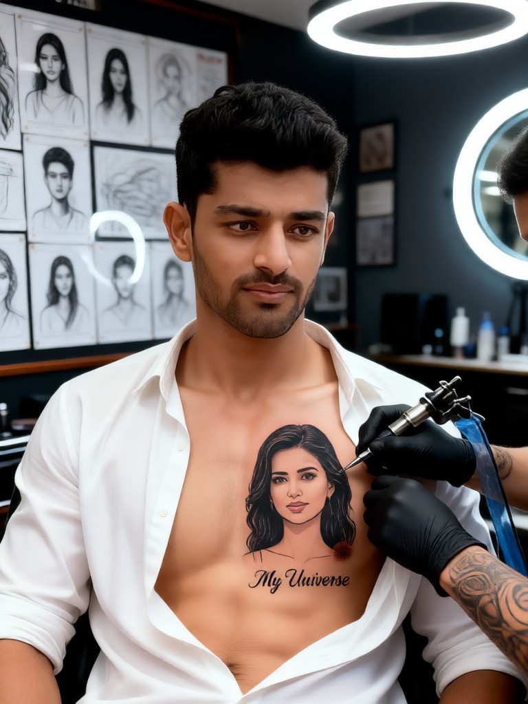 Get a tattoo on my chest-2 image