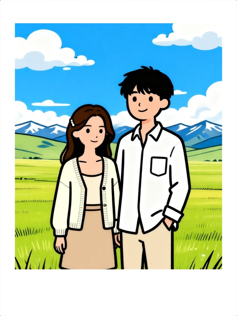 Cute simple strokes image