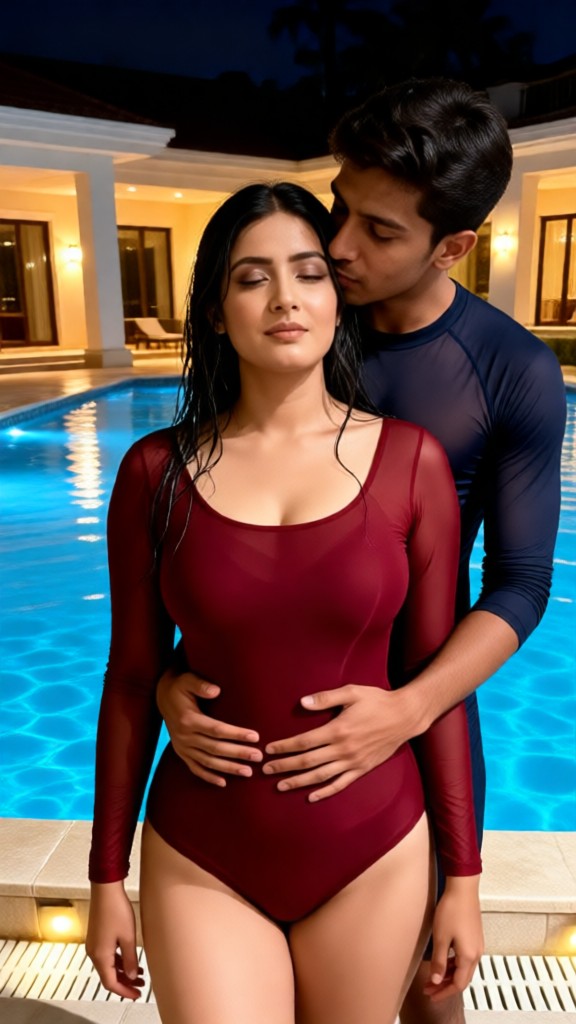 Poolside Height Kiss image