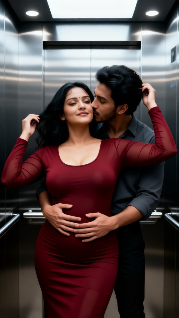Metal elevator collar kiss image